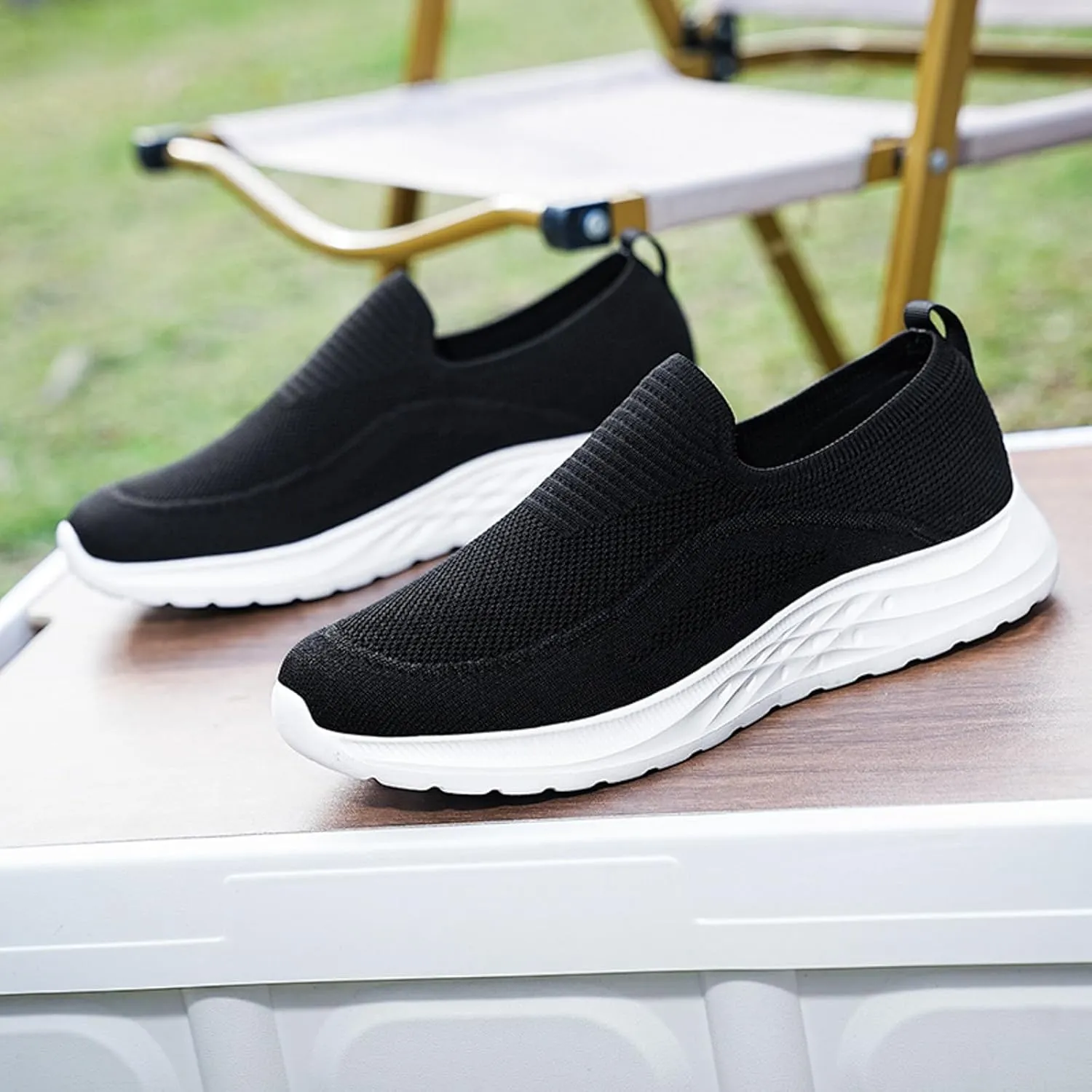 Mens Walking Shoes Mens Slip on Shoes Tennis Shoe for Men Shoe for Men Comfortable Breathable Sneaker