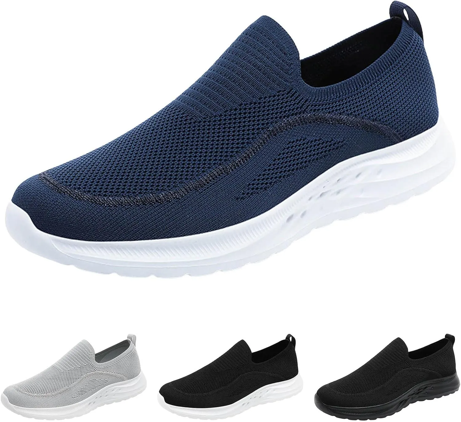 Mens Walking Shoes Mens Slip on Shoes Tennis Shoe for Men Shoe for Men Comfortable Breathable Sneaker