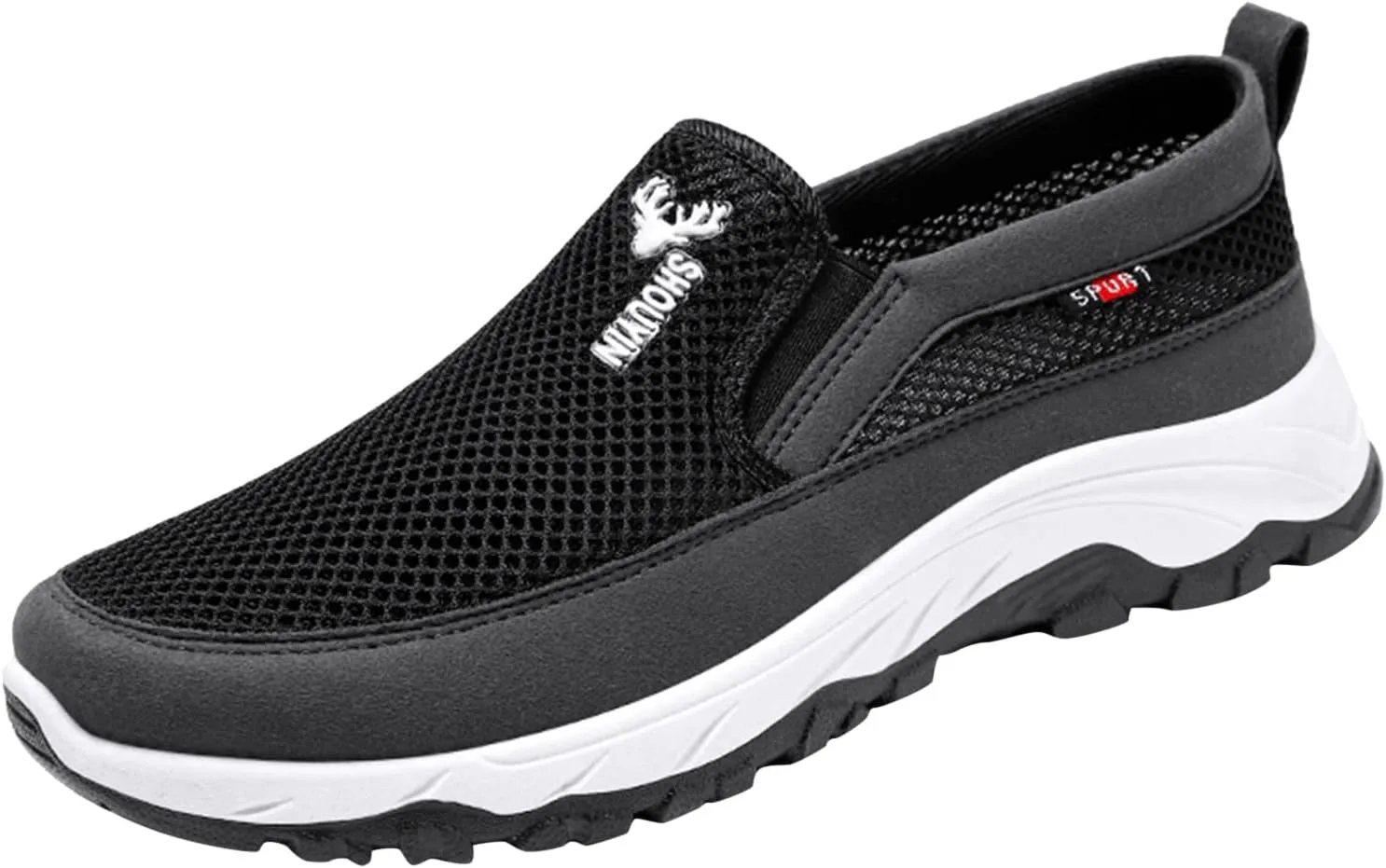 Mens Walking Shoes Mens Tennis Shoes Slip on Shoe for Men Walking Shoe for Men Breathable Comfortable Sneaker
