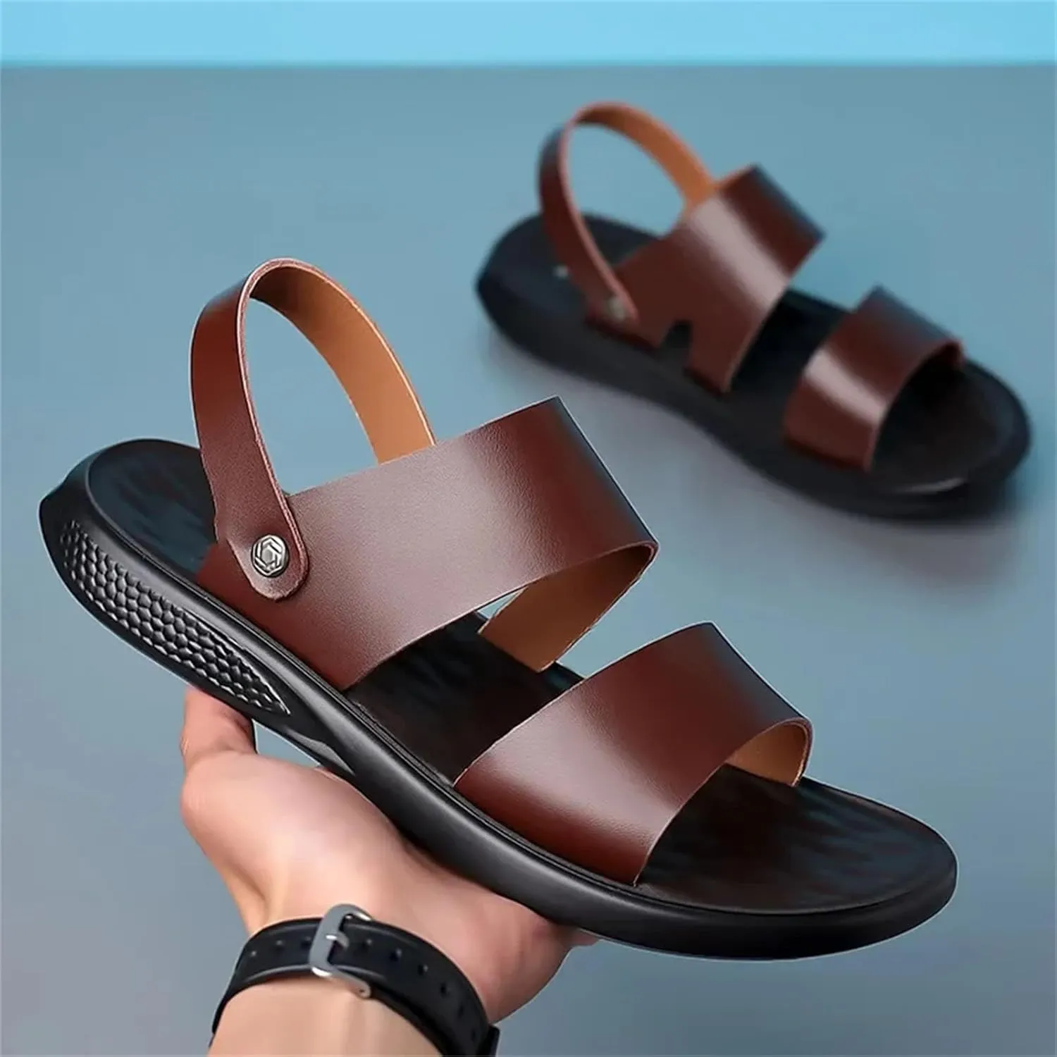 Men's Water Sandals - Durable Beach Shoes for Outdoor Activities