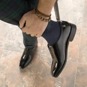 Men's Wholecut Leather Shoes Goodyear Welt Wide Plus Size 5522