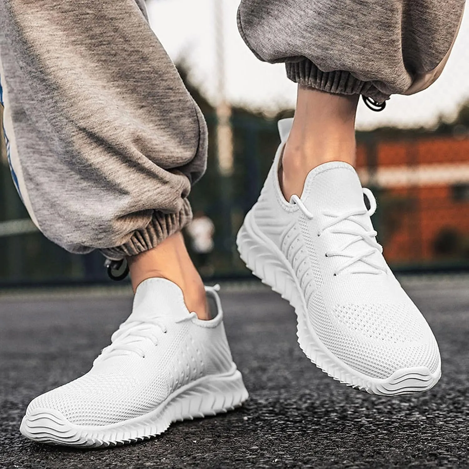 Mesh Color Breathable Soft Solid Men Bottom Shoes Up Fashion Casual Lace Sport Men's Shoes Sneaker
