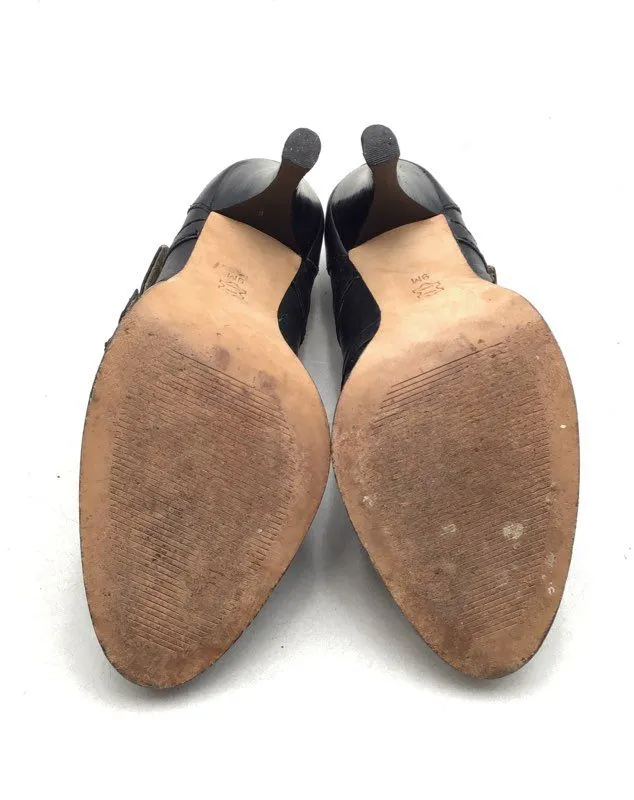 Michael Kors Women's Black Almond Toe Stiletto Platform Heels - Size 9M