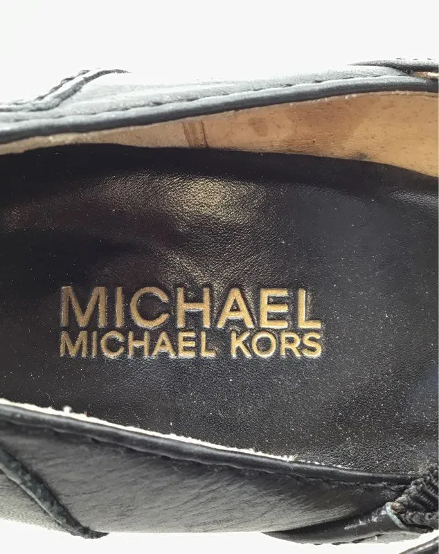 Michael Kors Women's Black Almond Toe Stiletto Platform Heels - Size 9M