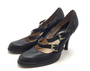 Michael Kors Women's Black Almond Toe Stiletto Platform Heels - Size 9M