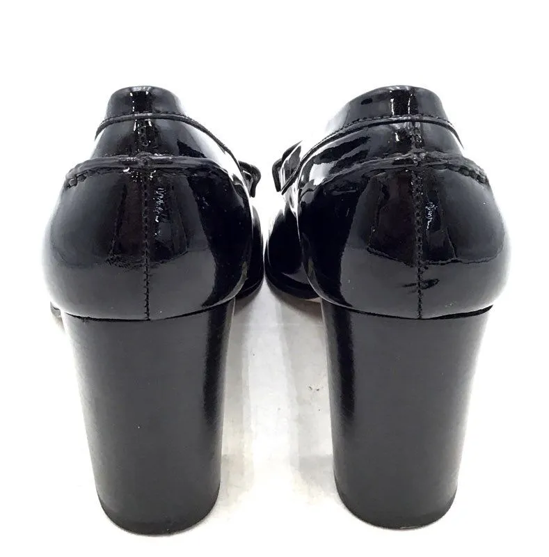 Michael Kors Women's Black Moc Toe Slip-On Block Pump Heels - Size 7M