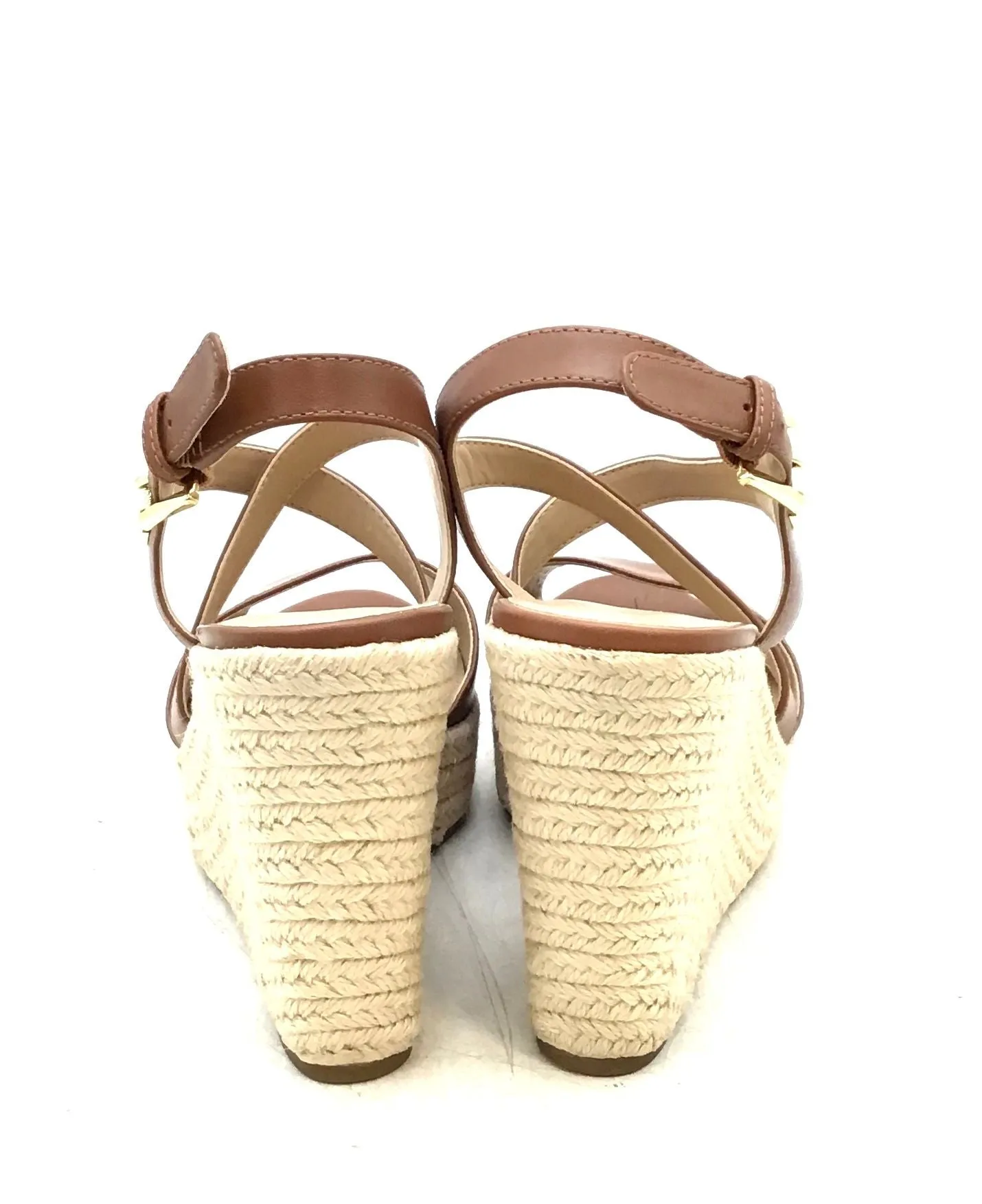 Michael Kors Women's Brown Beige Espadrille Sandals - Size 6M