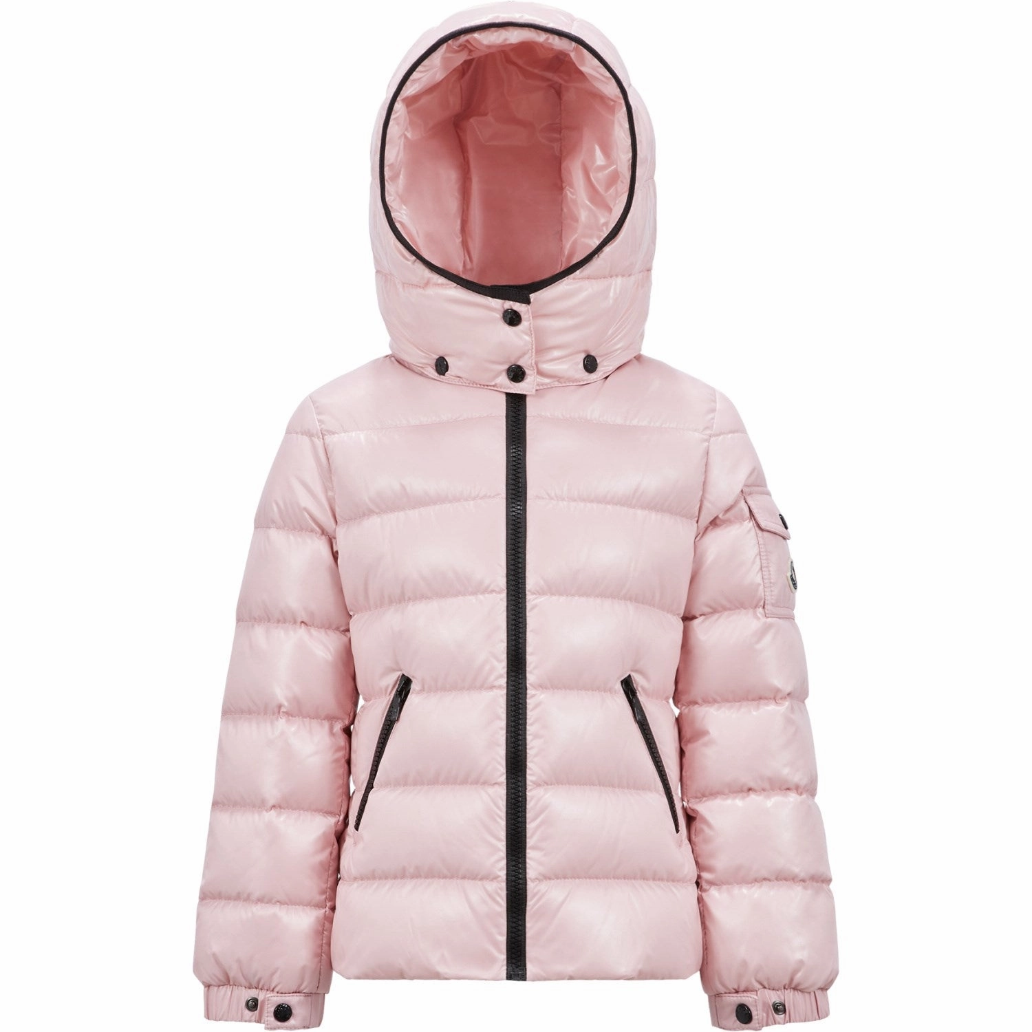 Softshell Material Moncler Medium Pink Bady Jacket