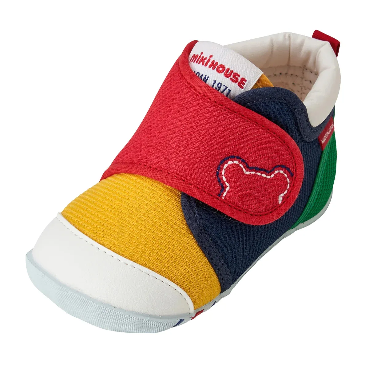 Miki House Kids My First Walker Shoes - Colorblock