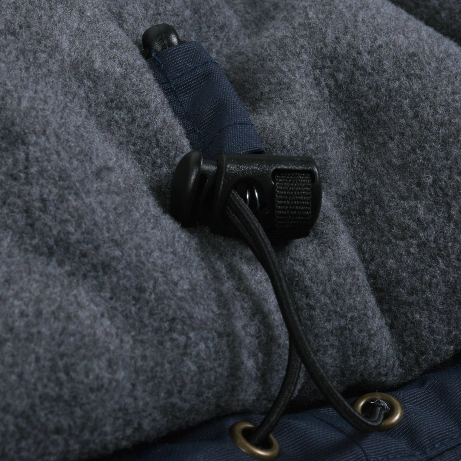 Mikk-Line Blue Nights Nylon Jacket Solid Noise Reducing Hardware