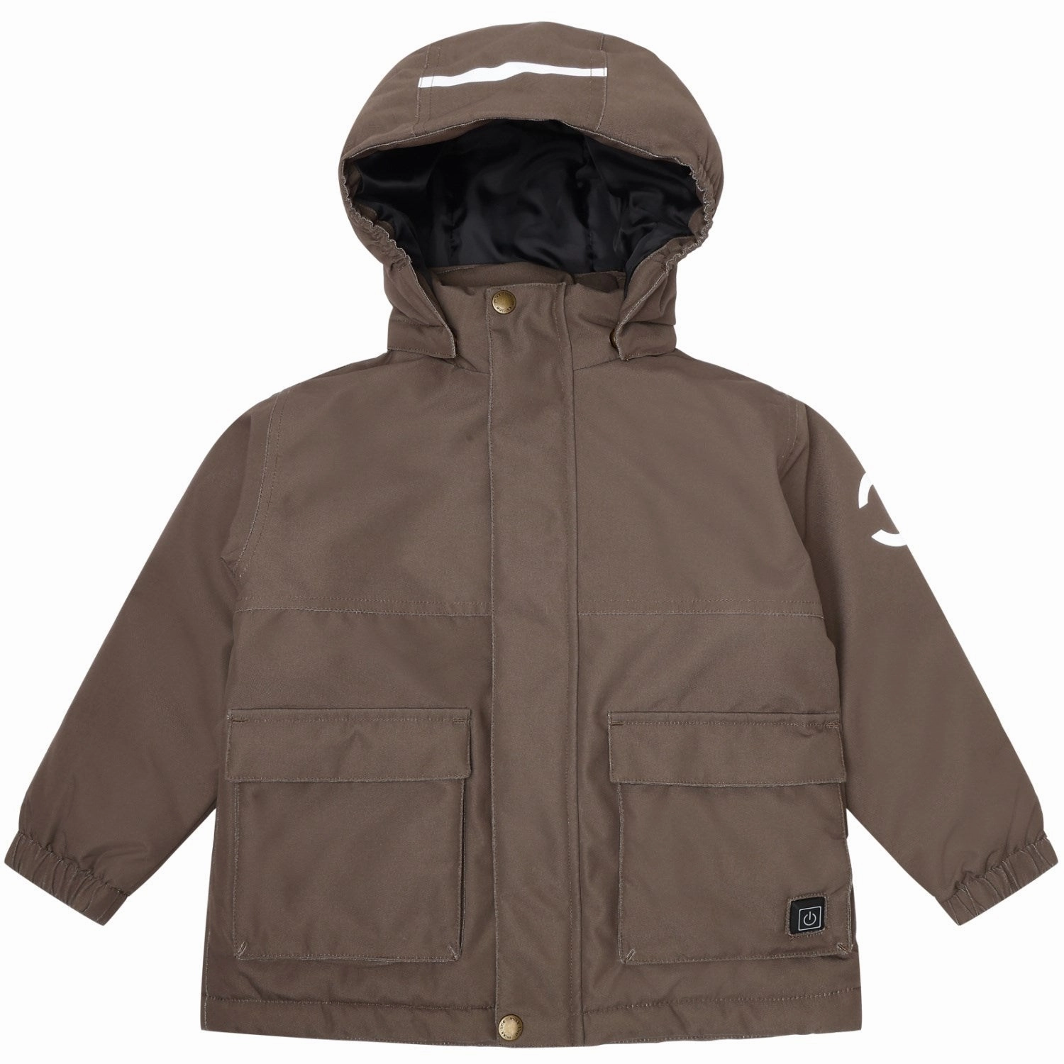 Strong Stitches RecycledPolyester Mikk-Line Chocolate Chip Heating Jacket Parka