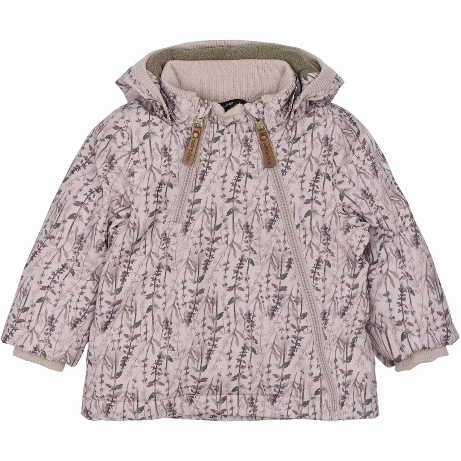 Compression Fit Technology Mikk-Line Cloud Gray Polyester Baby Jacket AOP