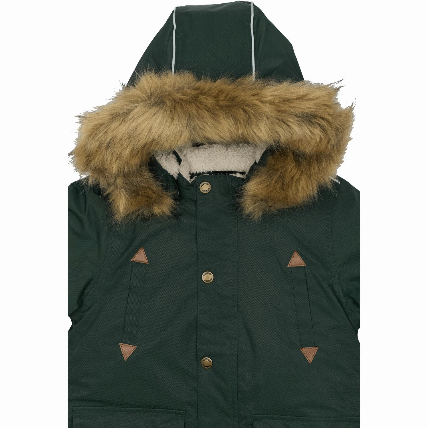 Mikk-Line Darkest Sprouse Twill Nylon Boy Parca Glow In The Dark Accents Transitional City Fit