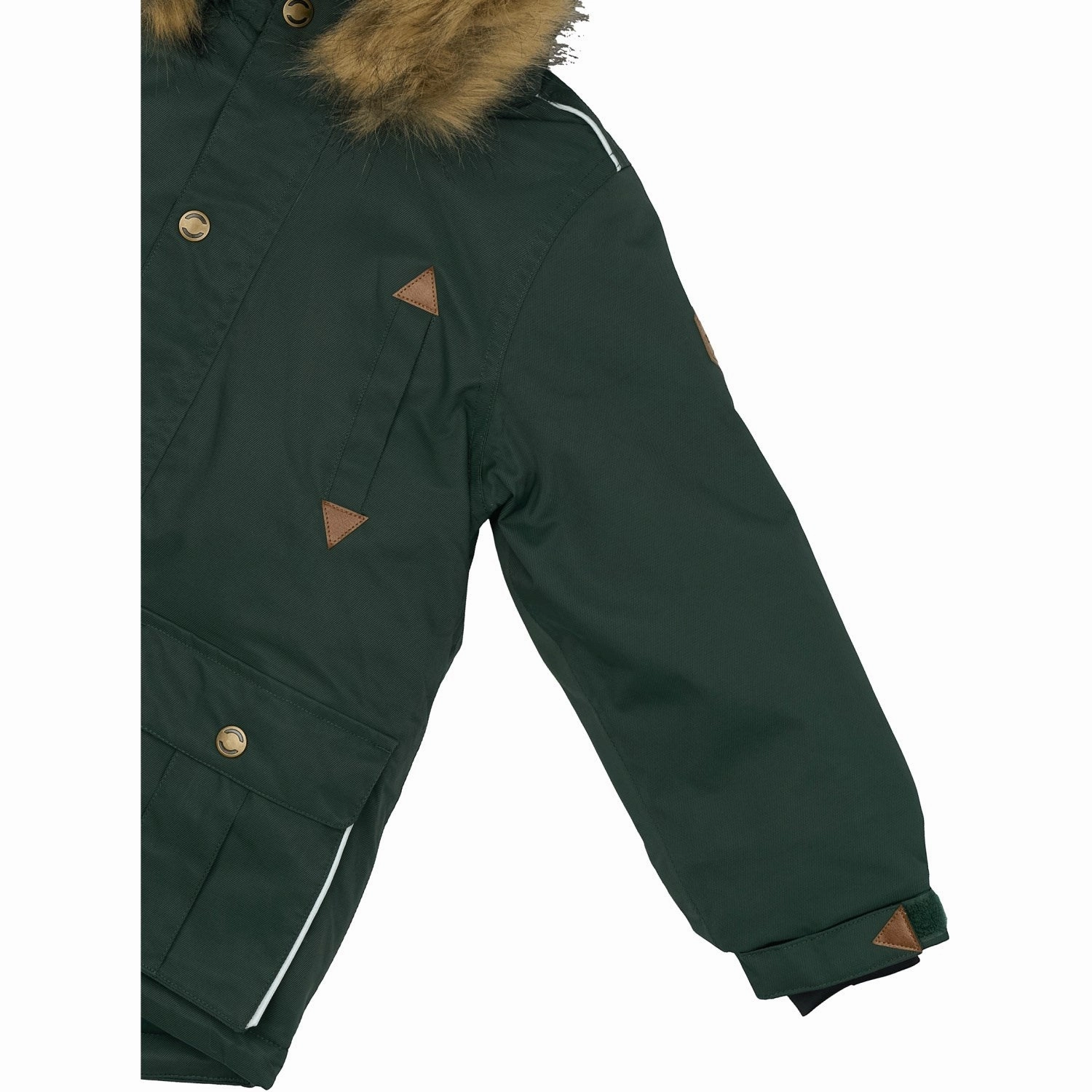 Mikk-Line Darkest Sprouse Twill Nylon Boy Parca Noise Reduced Fabric Ventilation Panels