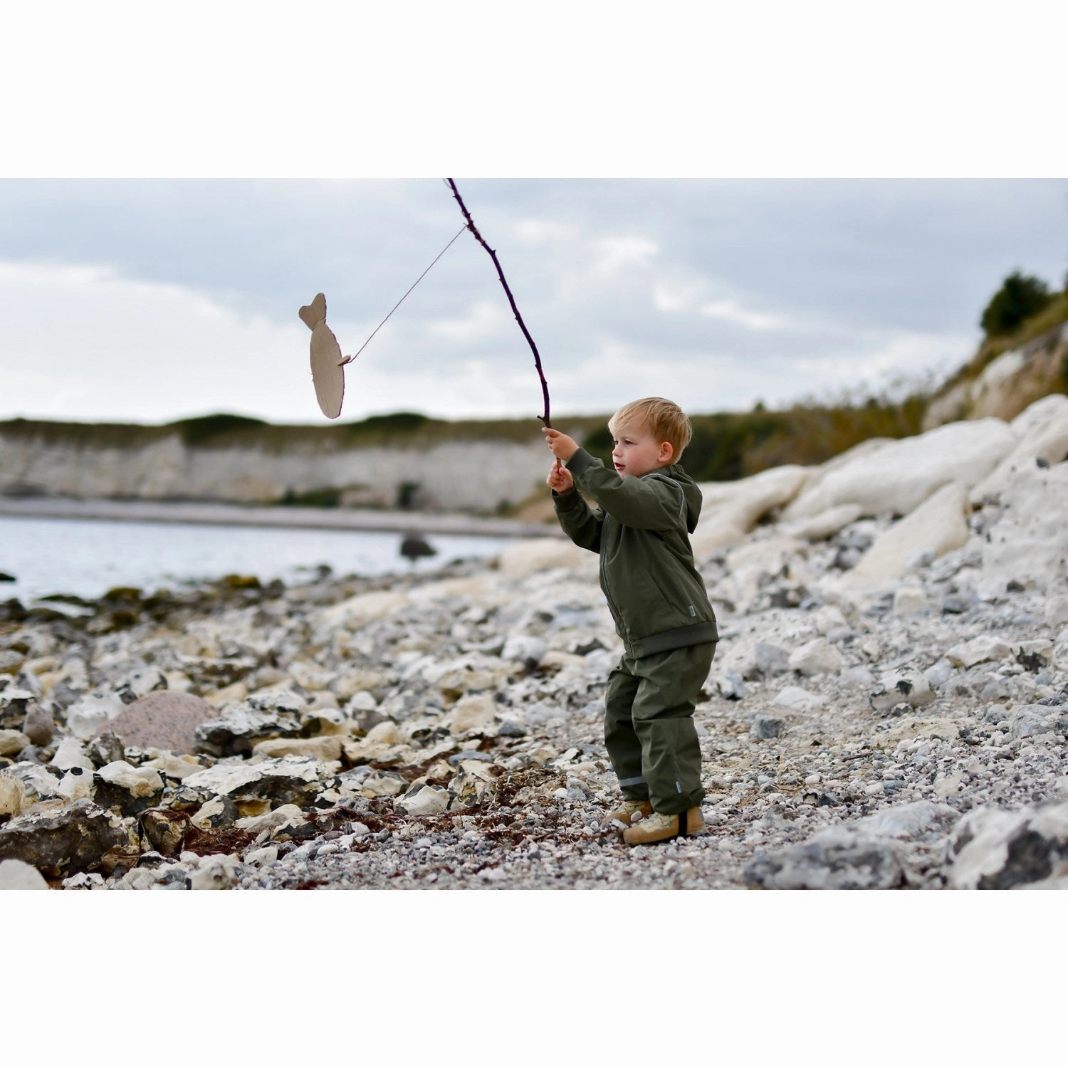 Mikk-Line Dusty Olive Shell Jacket TearResistant Reinforcements Daywear Staple