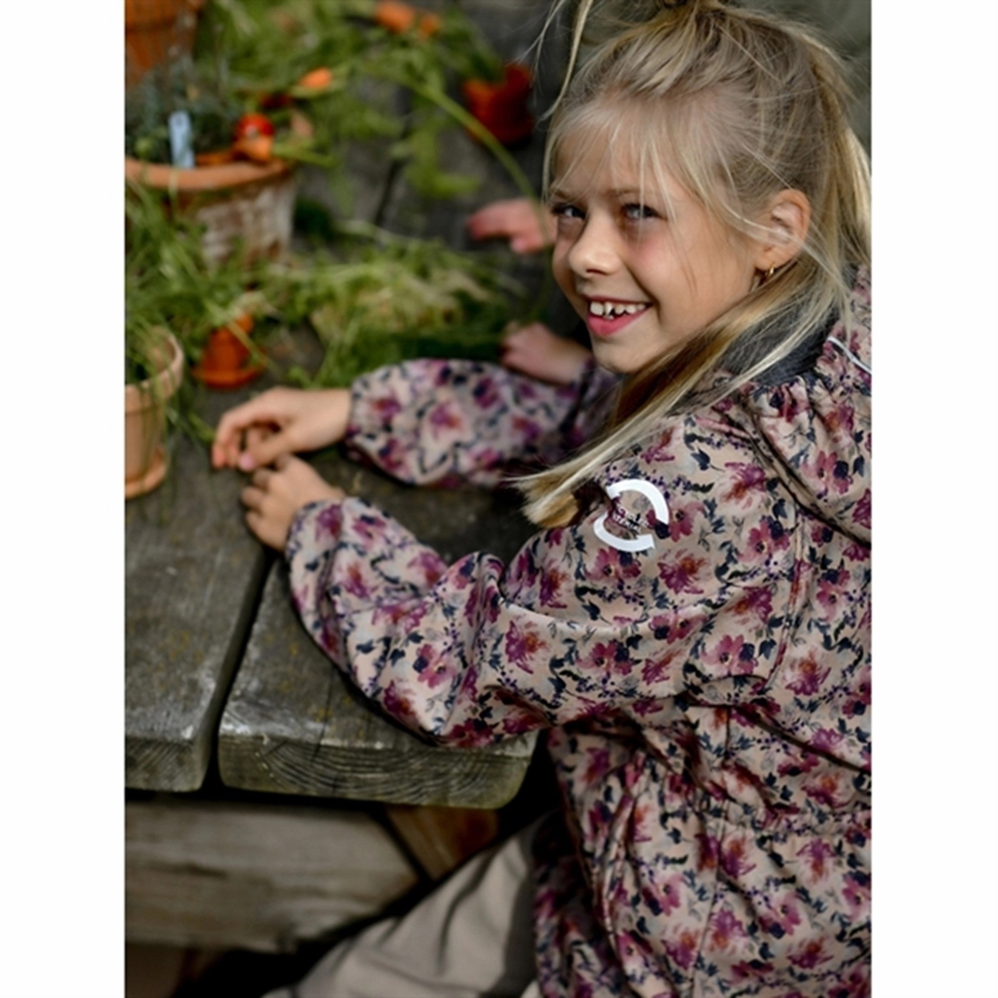 Mikk-Line Softshell Jacket AOP Nougat Winter Ready Pattern Print