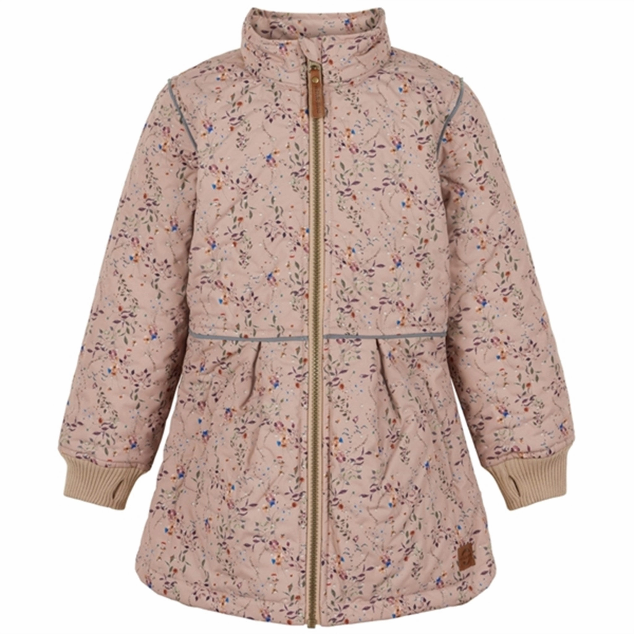 Advanced Wickability System Mikk-Line Thermo Jacket Long AOP Nougat