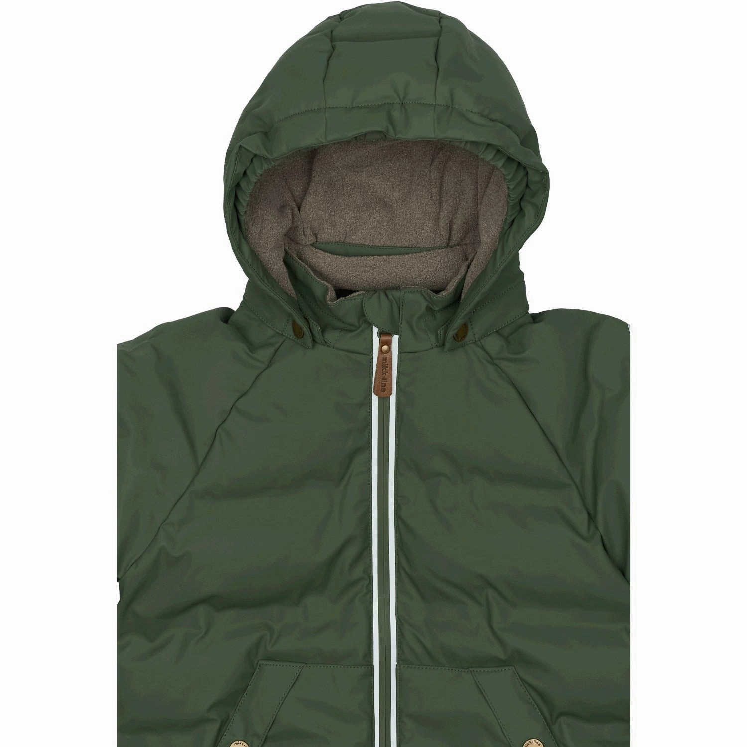 Bonded Seam Construction Mikk-Line Thyme PU Puff Jacket