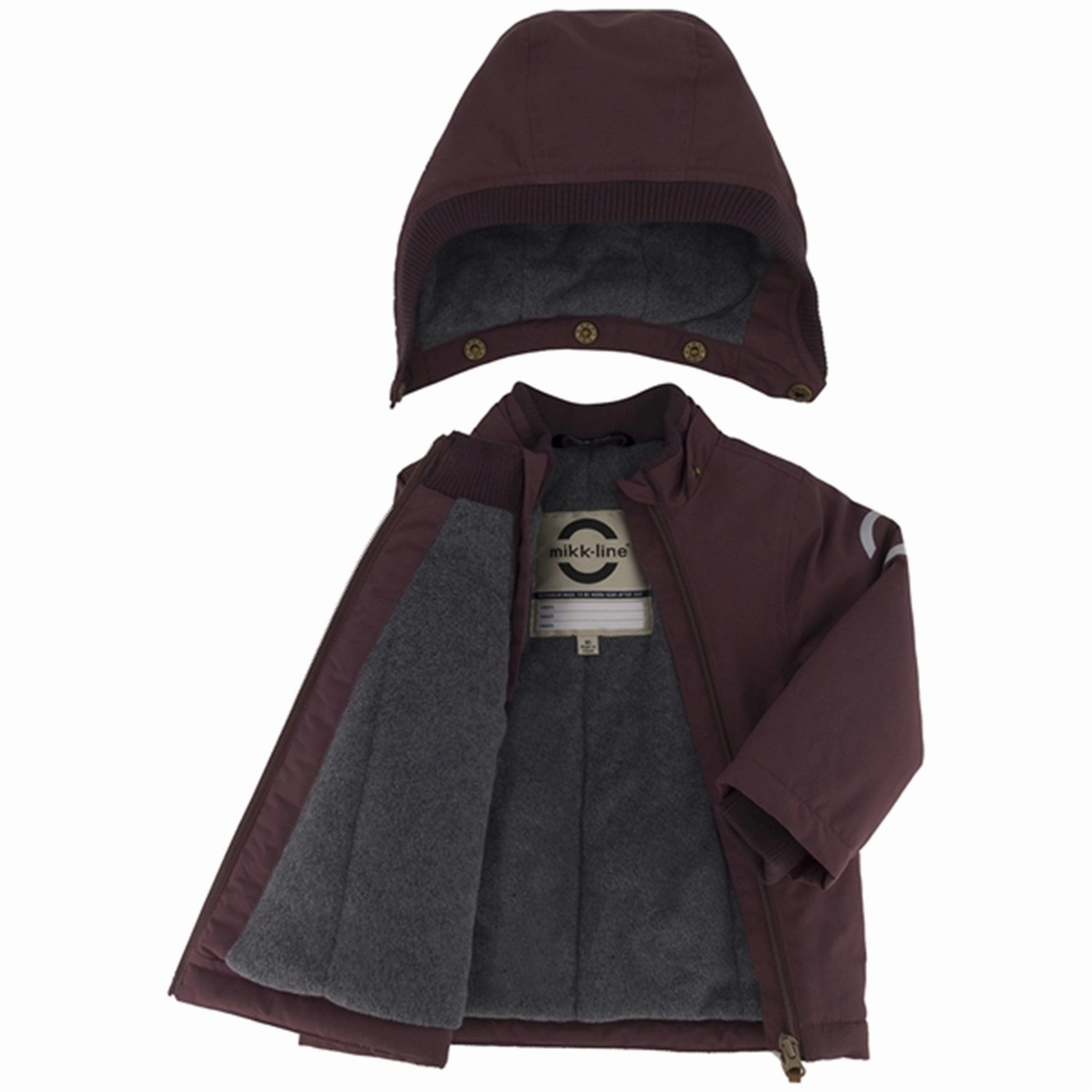 Down Stuffed Mikk-Line Winter Jacket Huckleberry