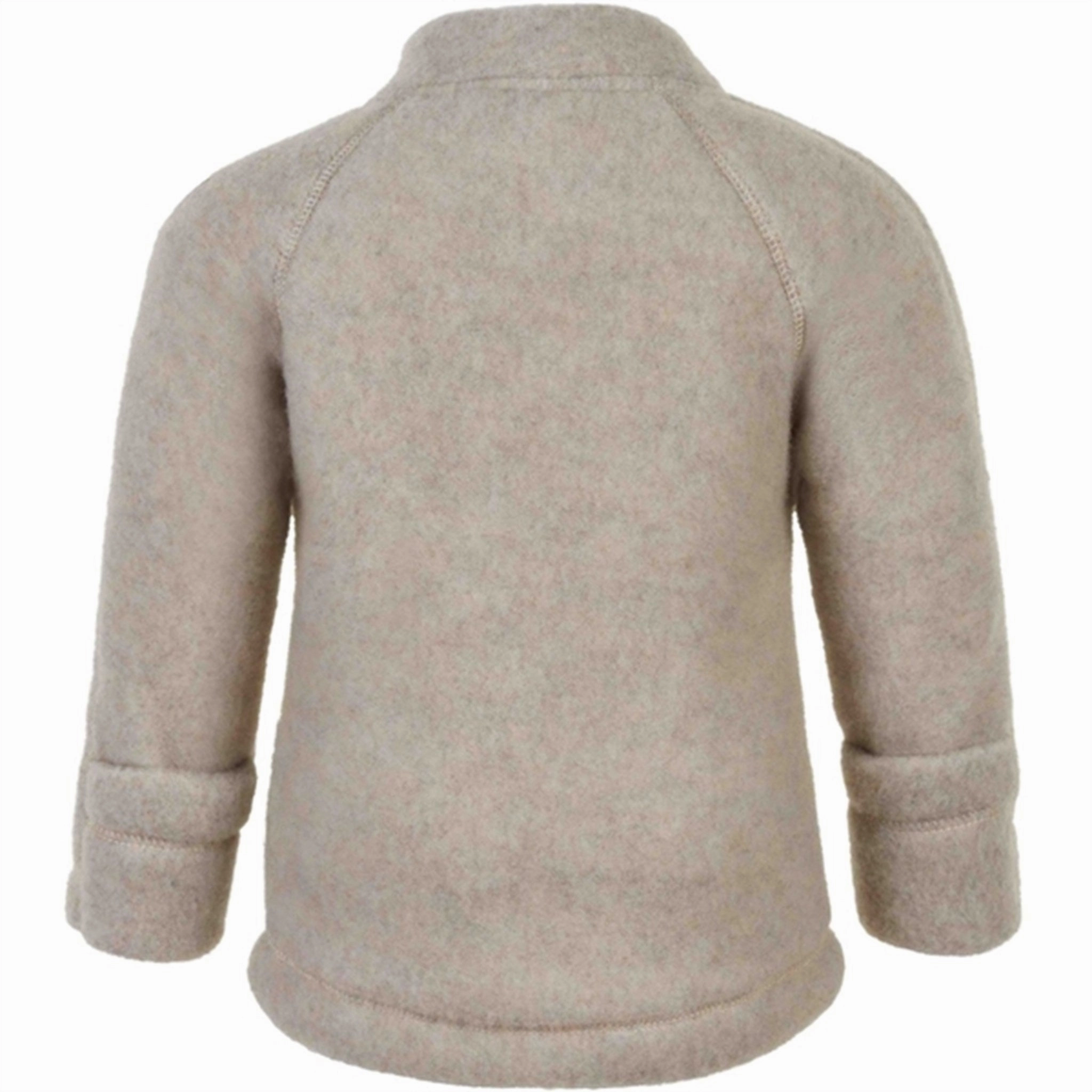 Mikk-Line Wool jacket Melange Offwhite Magnetic Fastenings Simple Modern Piece