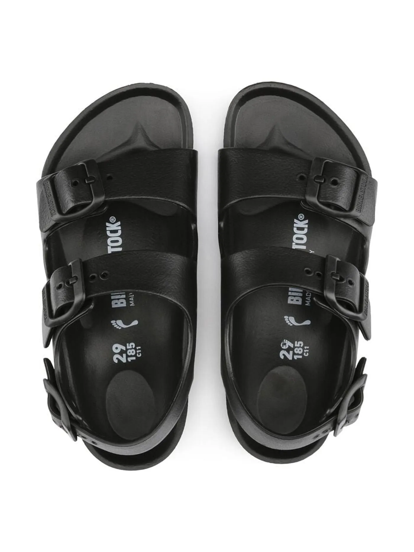 Milano Eva N Black Sandals (Kids)
