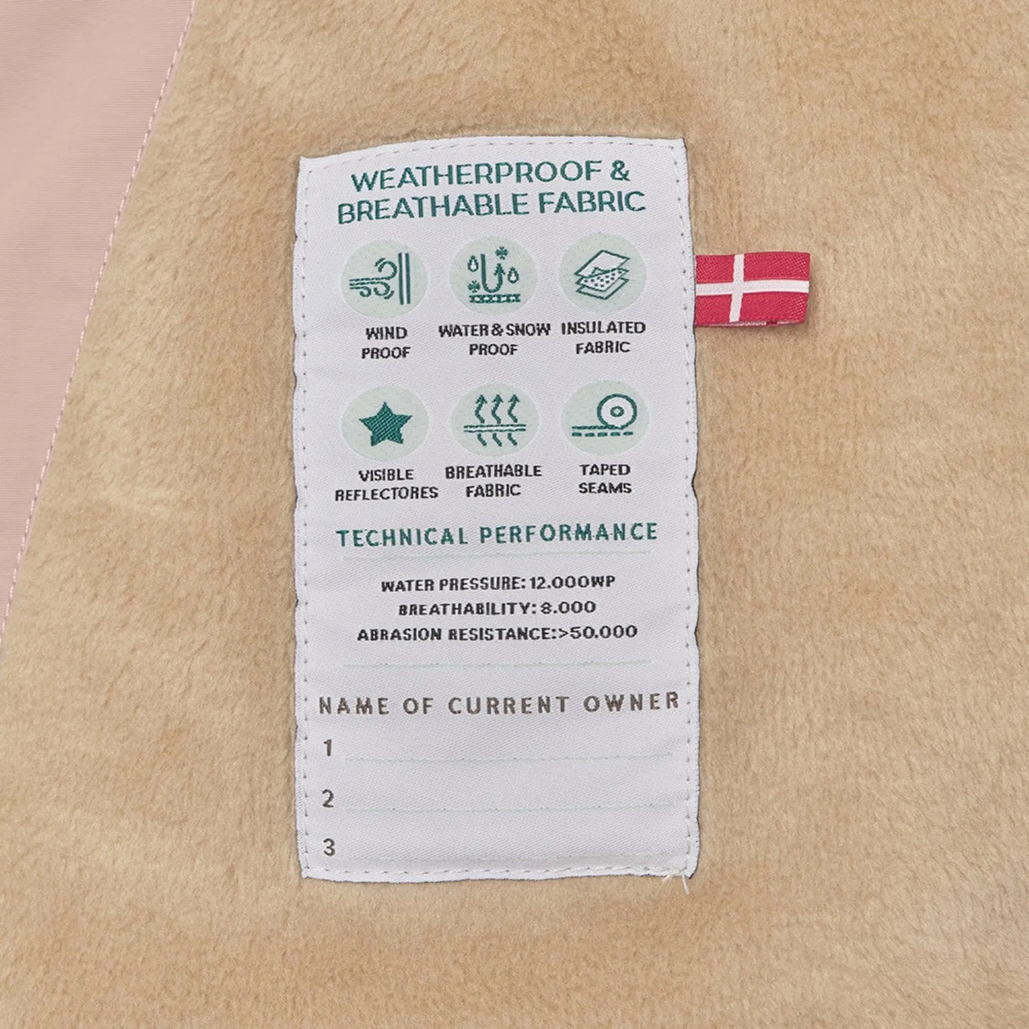 Mini A ture Adobe rose Wang Fleece Winter Jacket m. Fur SlimSilhouette Modern Aesthetic