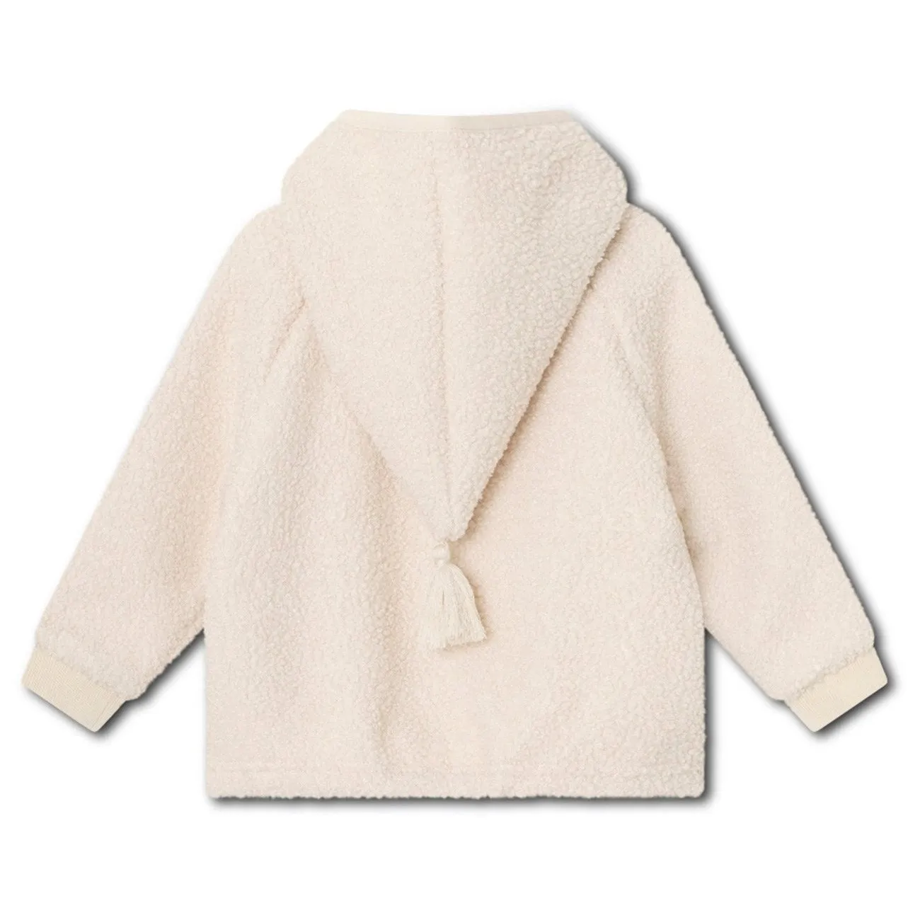 Mini A ture Angora Cream Liff Teddy Fleece Jacket All Seasons Clean Minimal Look