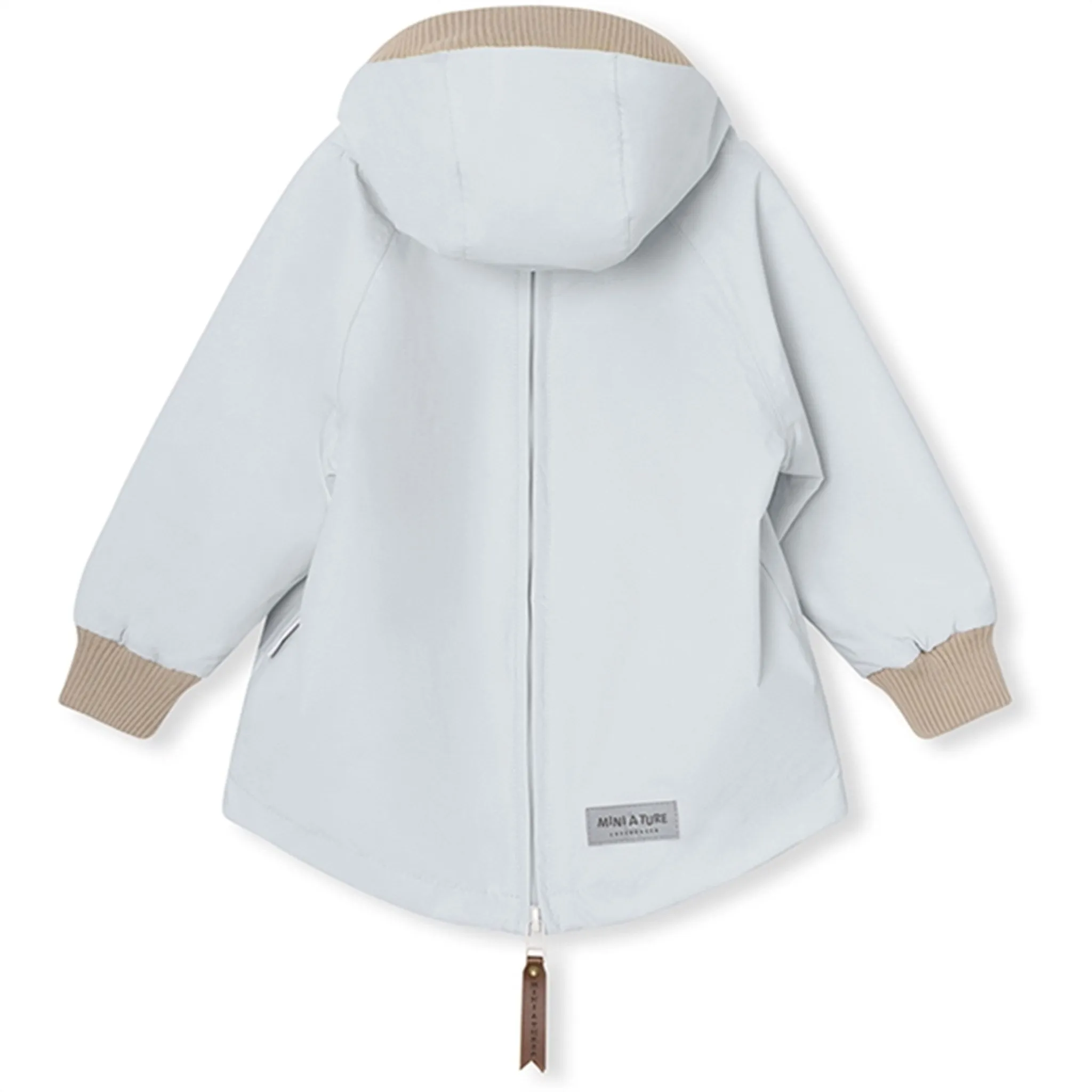 MINI A TURE BABYVITO Spring Anorak w/Fleece Lining Pearl Blue Crisp Walk Look