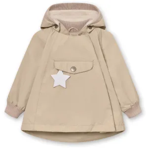 Mini A ture Sesame Wai Fleece Lined Spring Jacket. GRS MeshLinedVents Full Length Zipper Closure
