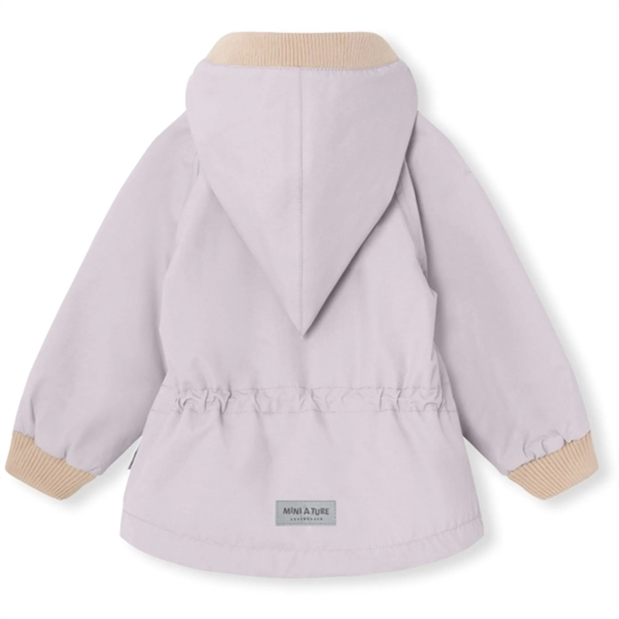 MINI A TURE WAI Spring Jacket Purple Raindrops Glossy Finish
