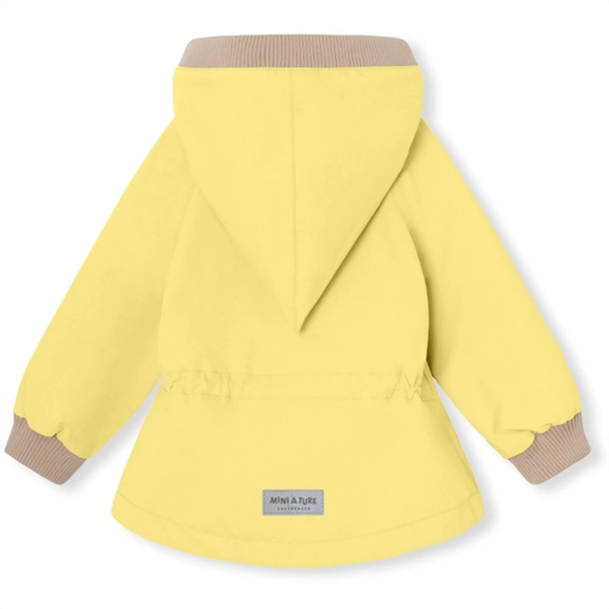 MINI A TURE WAI Spring Jacket w/Fleece Lining Muted Lime Glow In Dark Trims