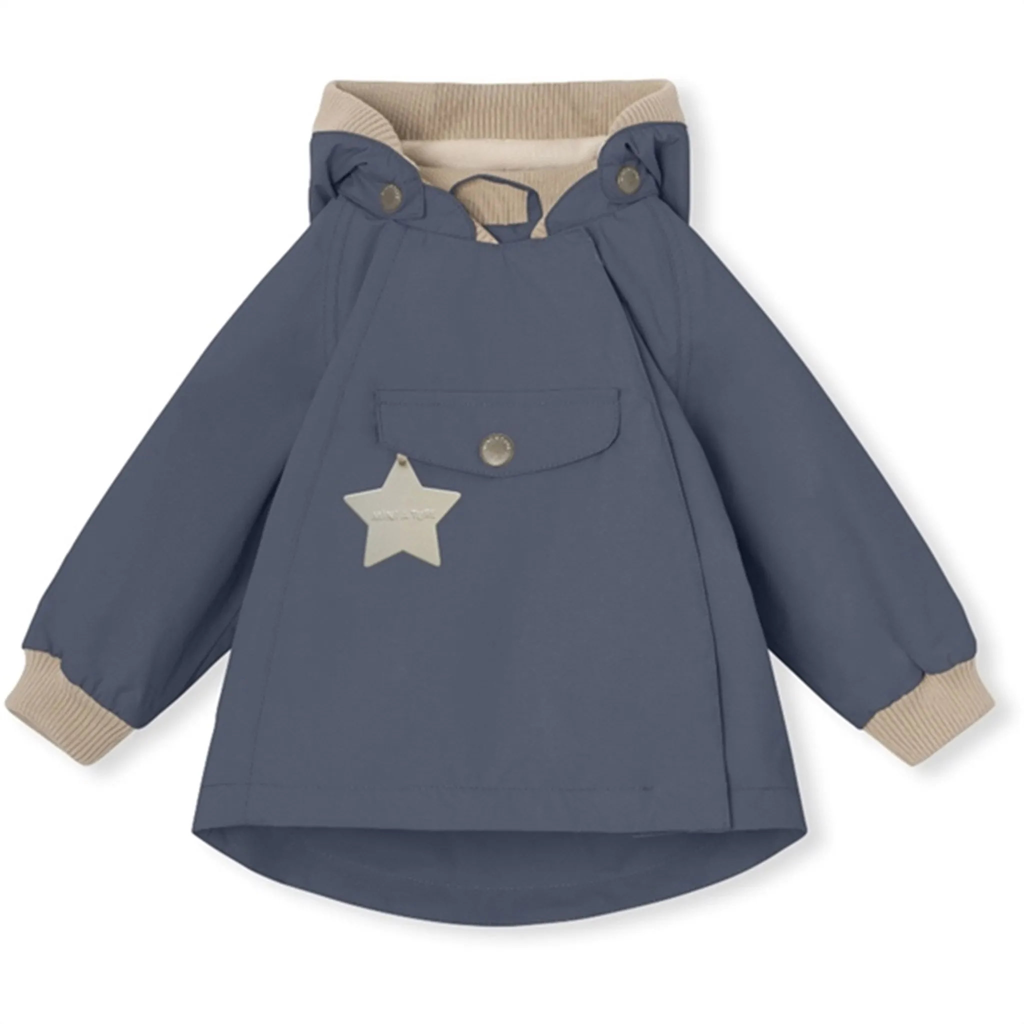 Non Bulky Insulation Tech MultiPocket Layout MINI A TURE WAI Spring Jacket w/Fleece Lining Ombre Blue