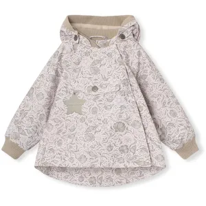 BreathableFabric MINI A TURE WAI Spring Jacket w/Fleece Lining Printed Print Fossilized Shells