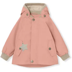 MINI A TURE WALLY Spring Jacket w/Fleece Lining Rosette Rose Layered Look