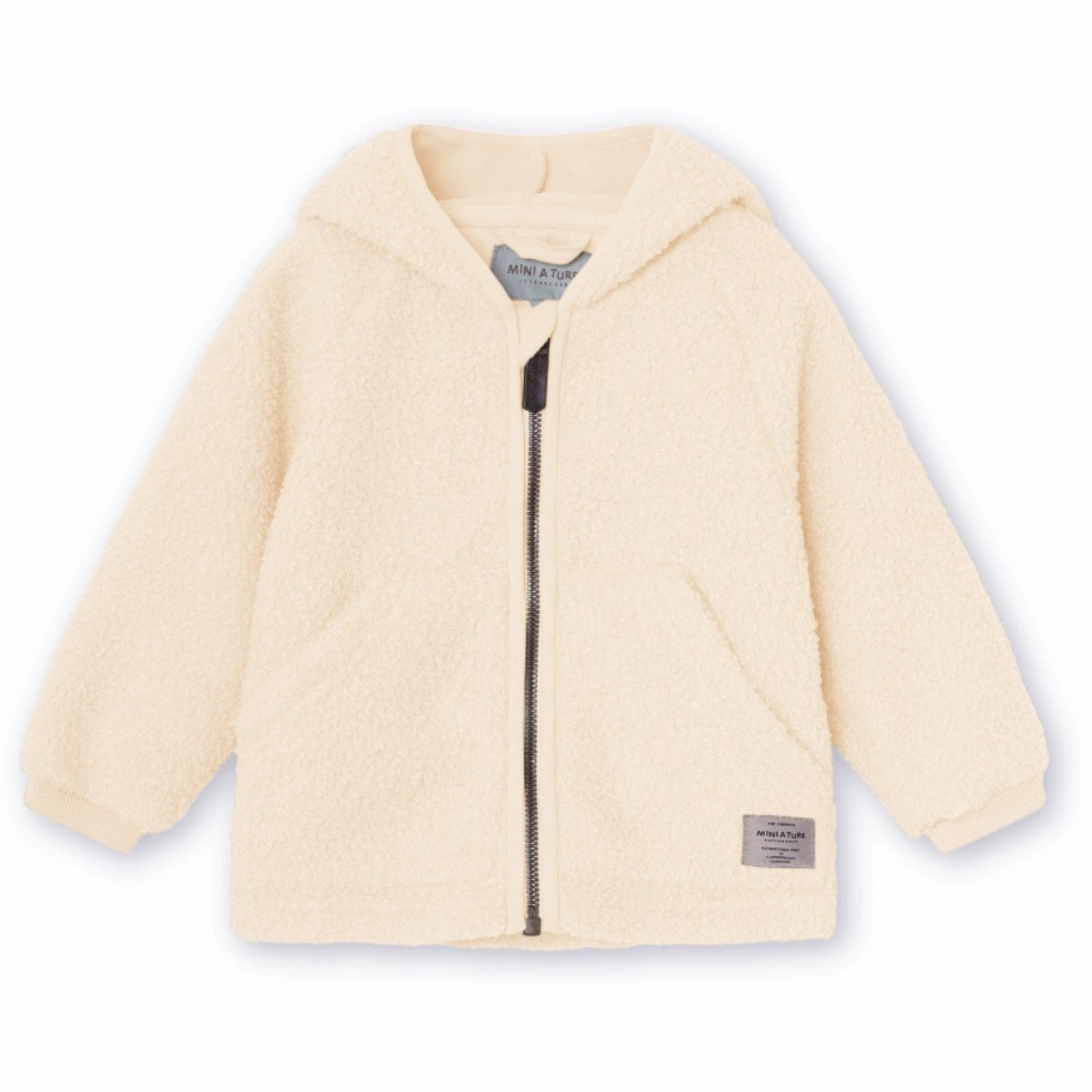 Non Slip Collar Mini A ture Angora Cream Liff Teddyfleece Jacket. GRS