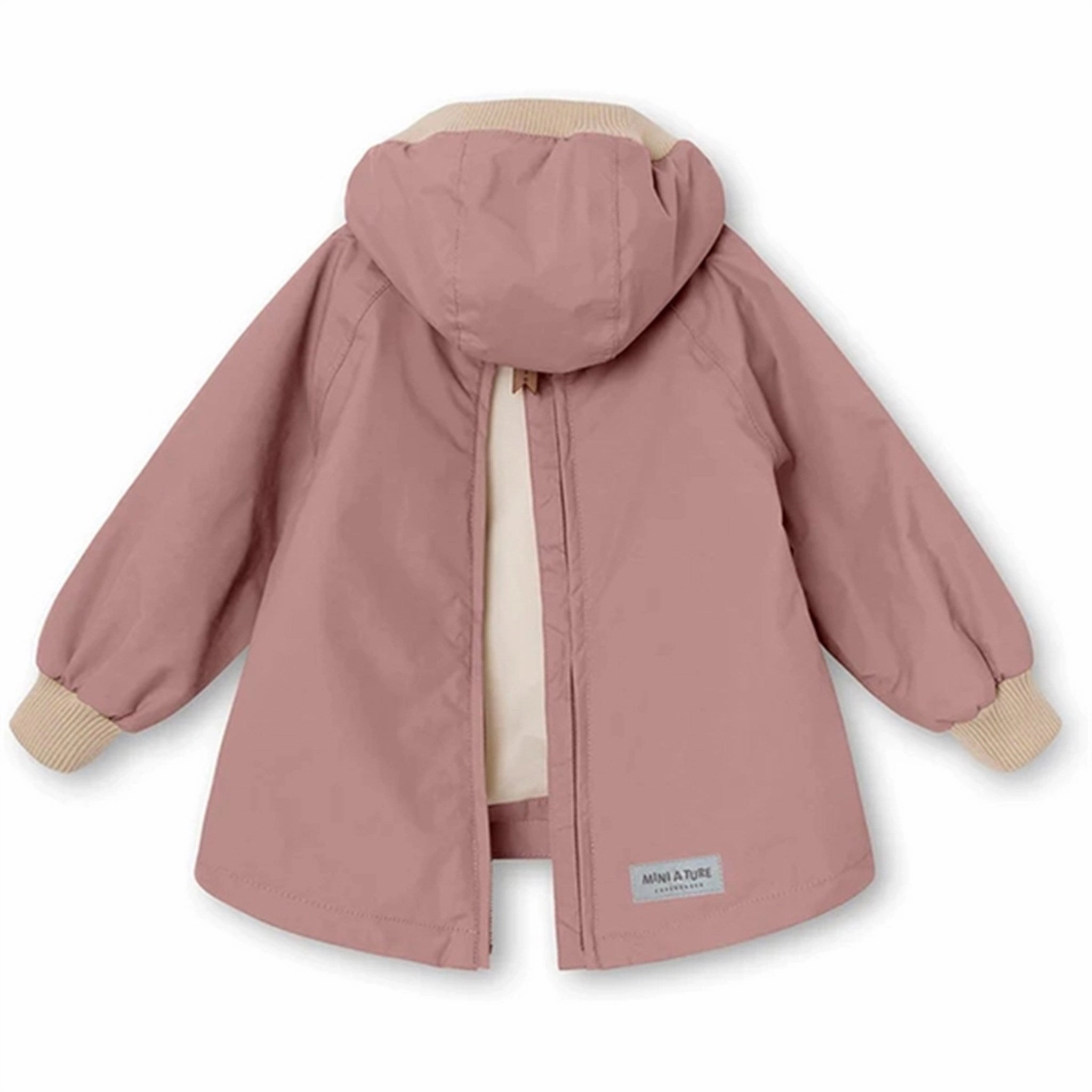 MINI A TURE Baby Vito Spring Anorak Brownie Monochrome Look Breathable Softshell Layer