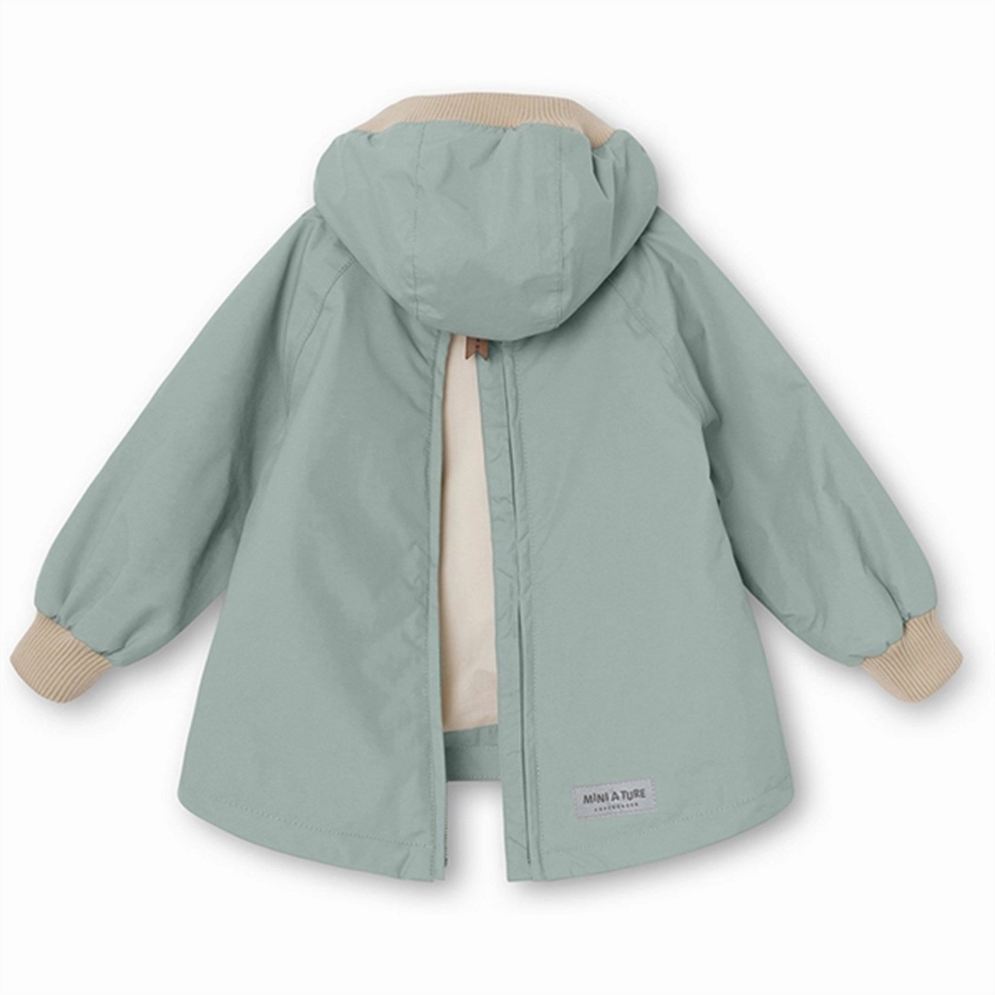 Stretchable Material Soft Touch MINI A TURE Baby Vito Spring Anorak Gray Mist