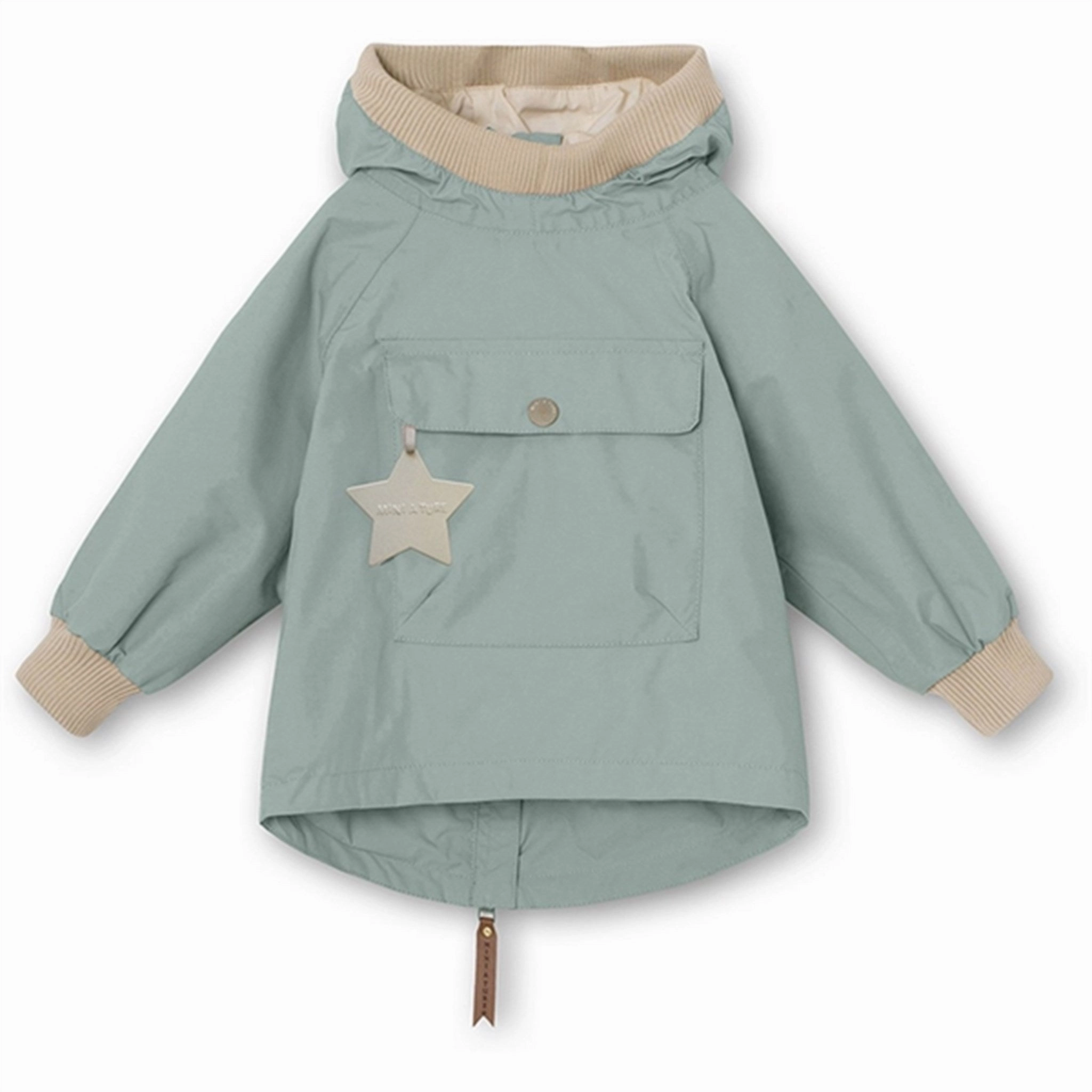 MINI A TURE Baby Vito Spring Anorak Gray Mist Multi Layer Option