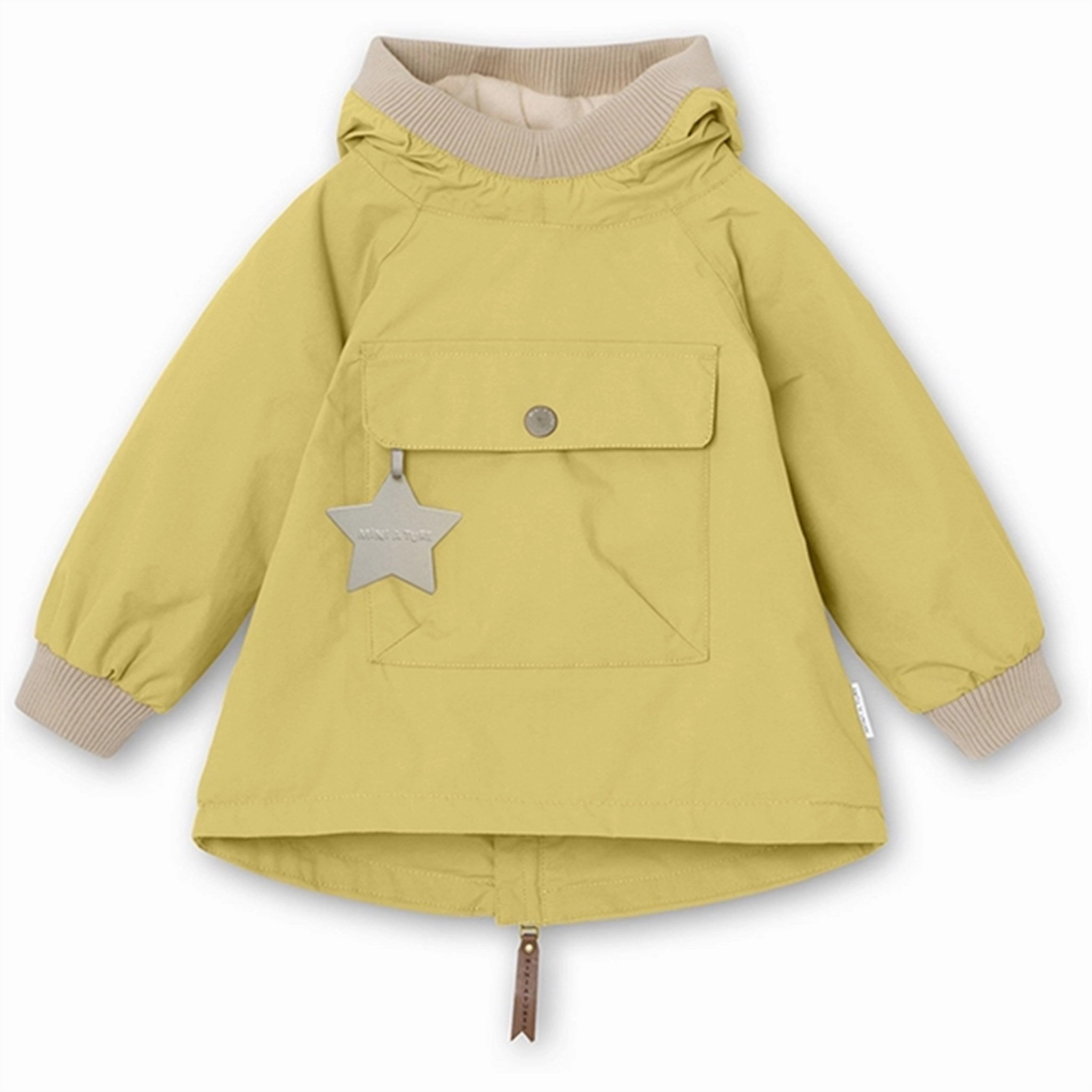 Modular Attachment System Reversible Style MINI A TURE Baby Vito Spring Anorak m/Fleece Lining Dusky Citron