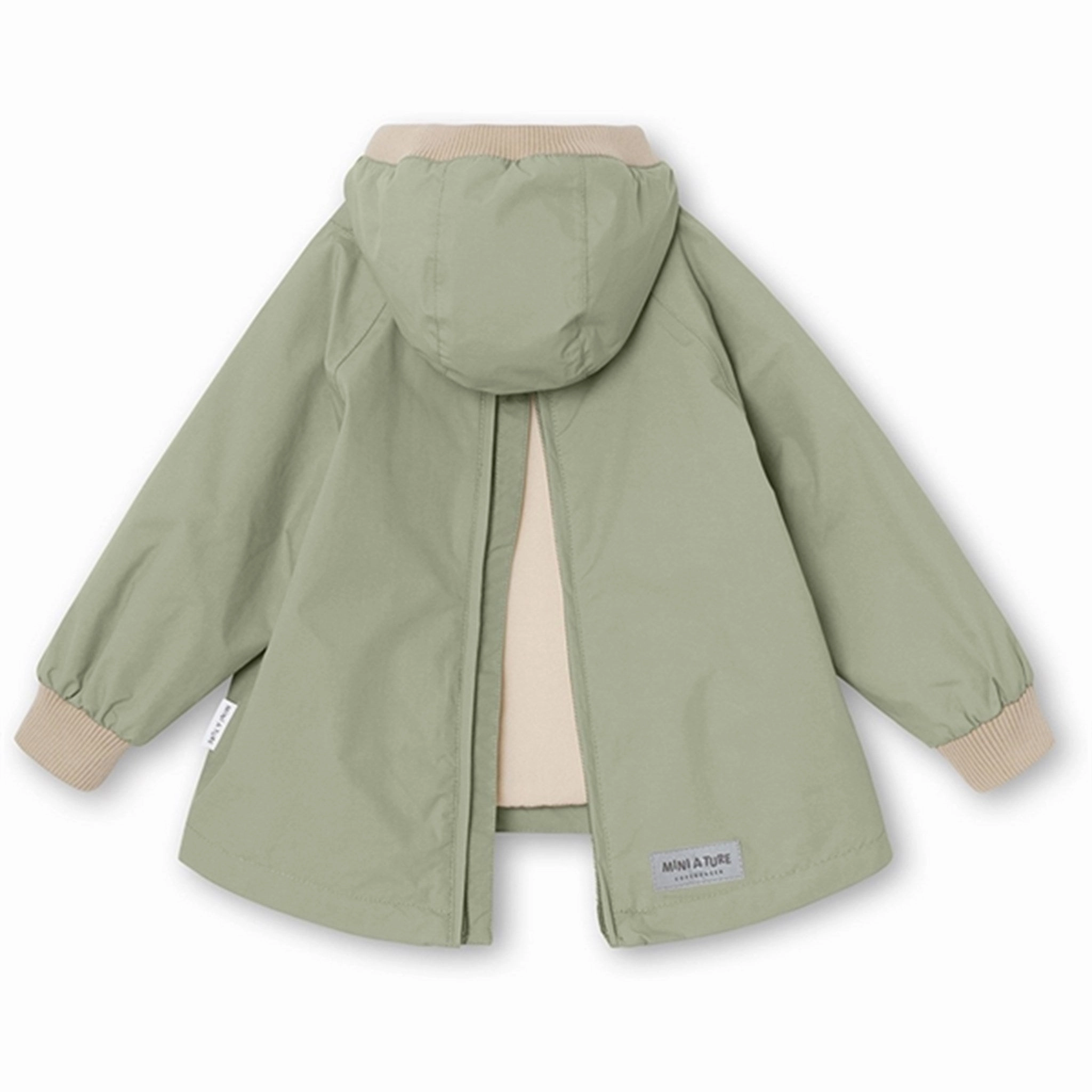 MINI A TURE Baby Vito Spring Anorak w/Fleece Lining Desert Sage Moisture Wicking Inner