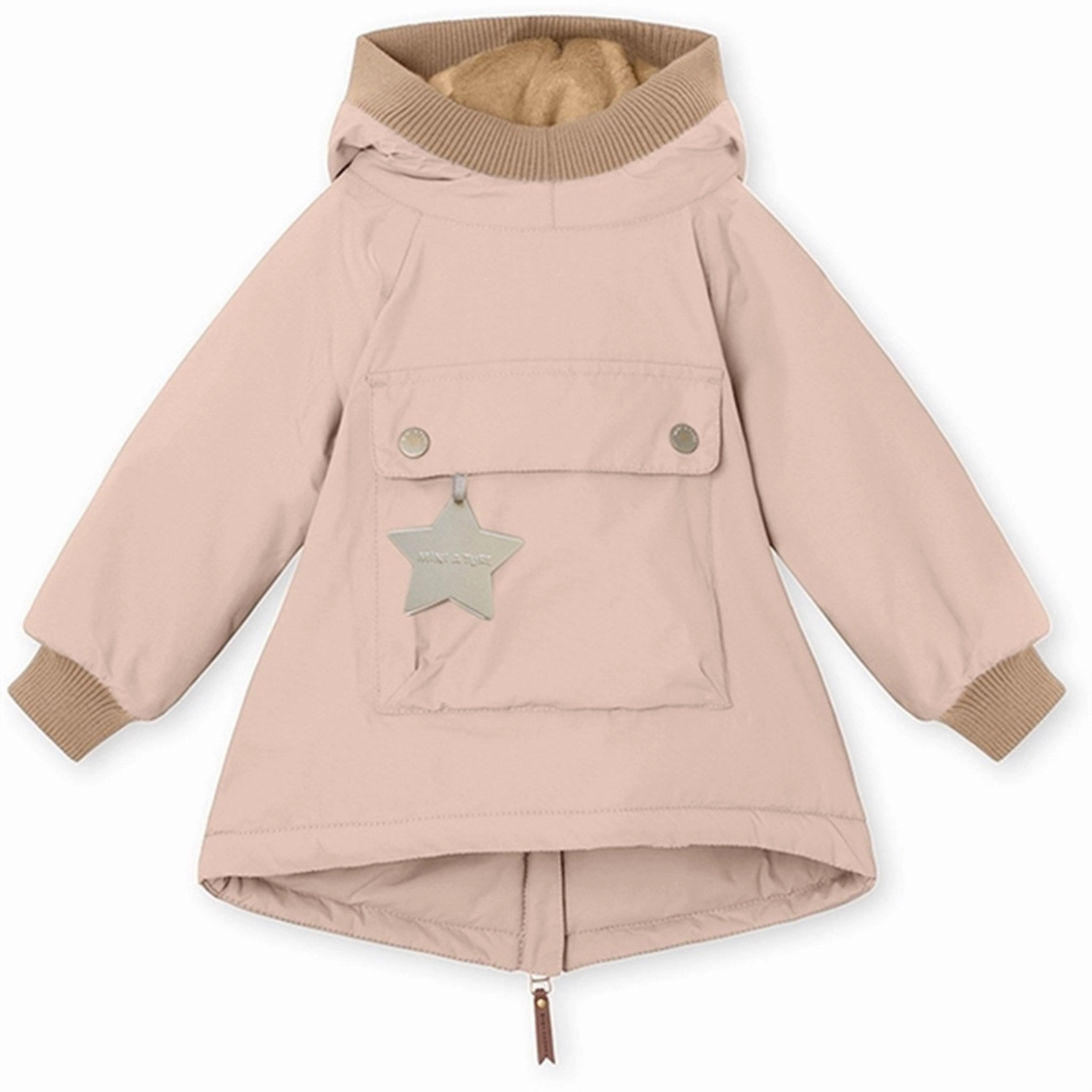 MINI A TURE Baby Wen Anorak Rose Dust Simple Look Moisture Control Fibers