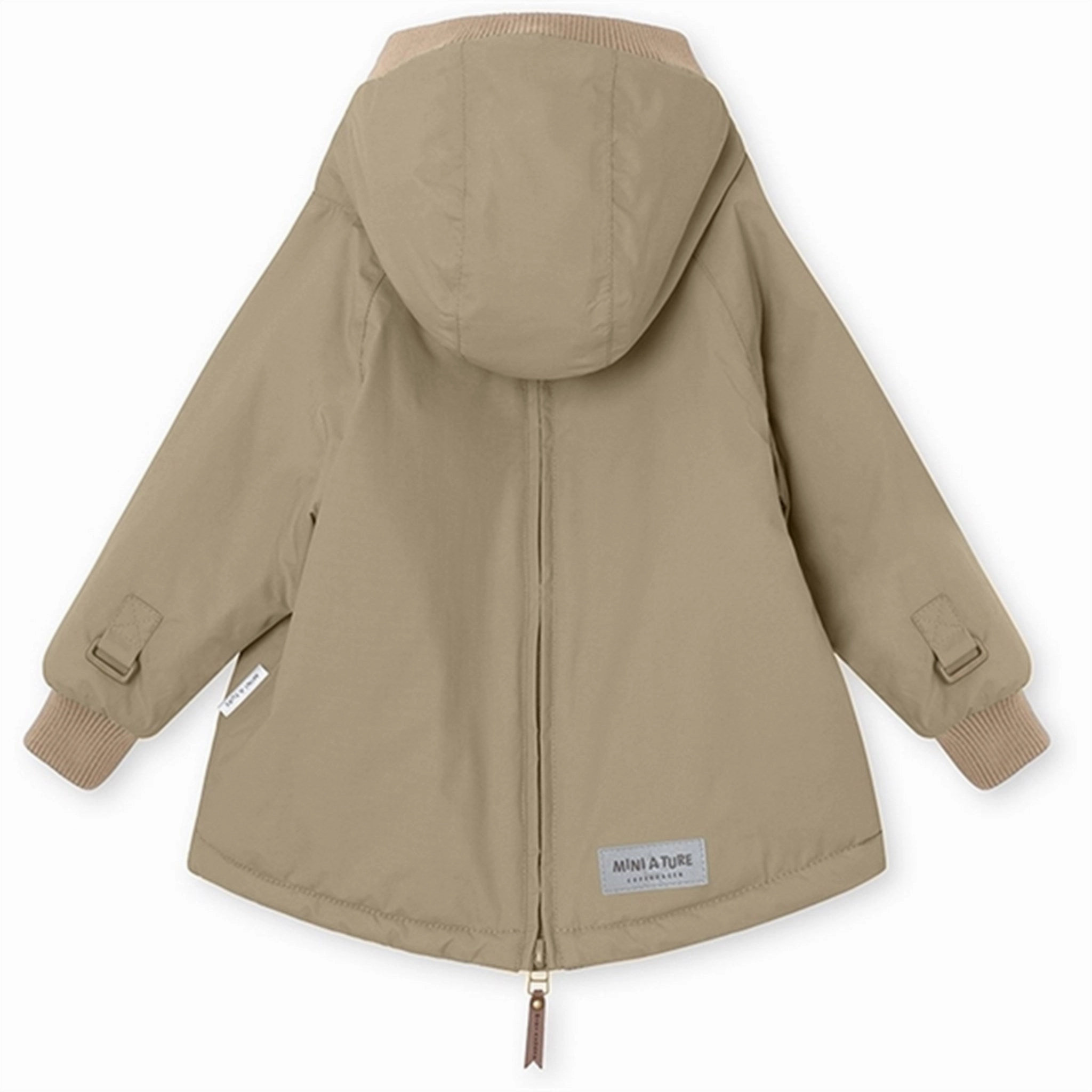 Fade Resistant Dye elastic waistband MINI A TURE Baby Wen Anorak Savannah Tan