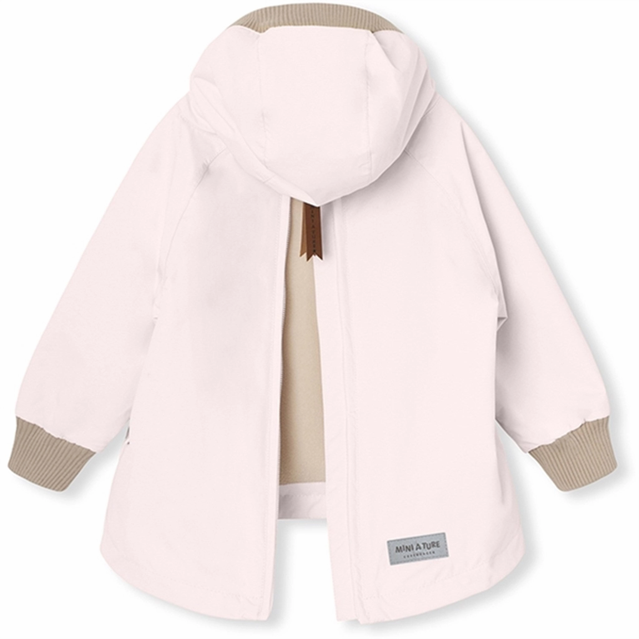 MINI A TURE BABYVITO Spring Anorak w/Fleece Lining Mauve Chalk Classic Casual Look