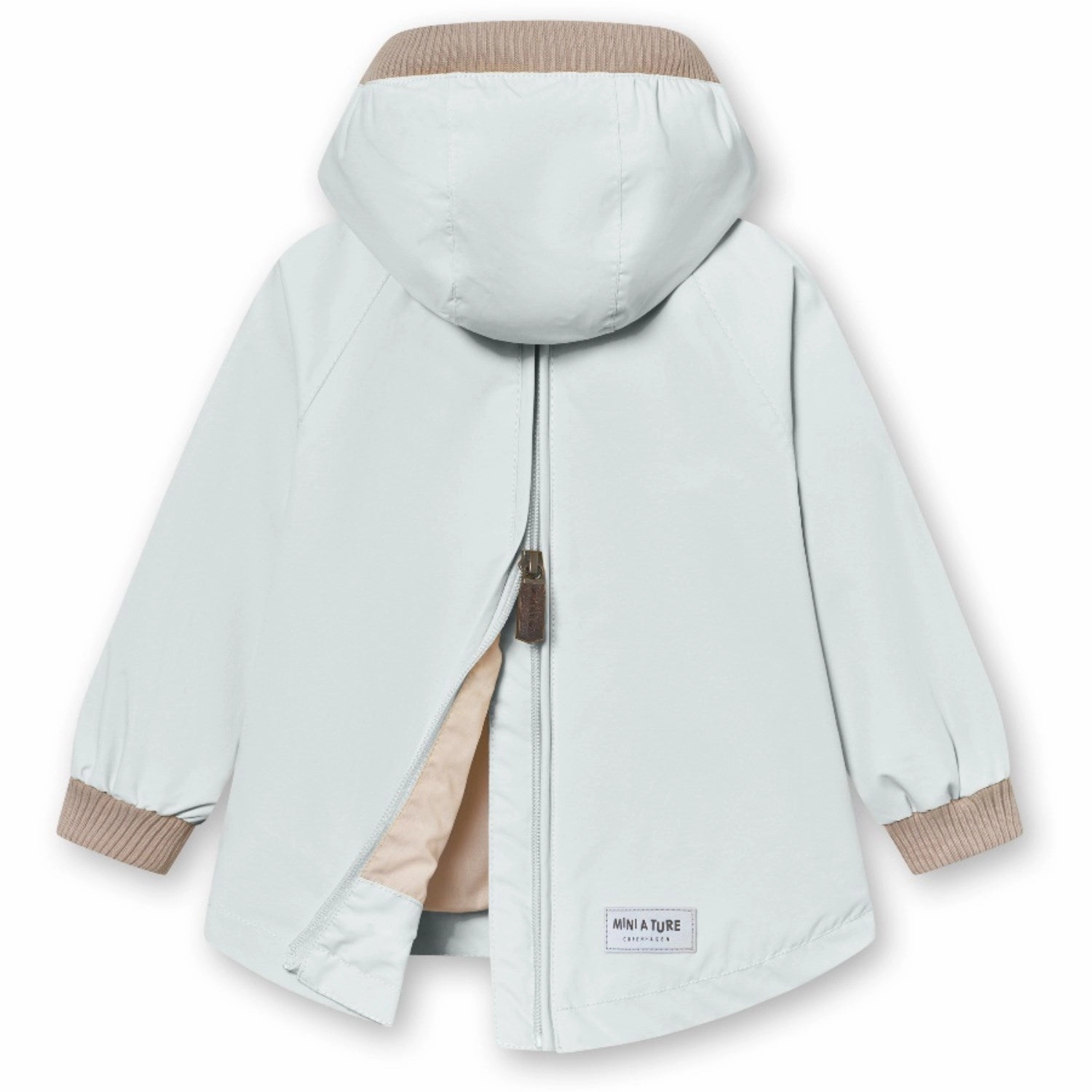 Mini A ture Blue Metal Babyvito Spring Anorak. GRS Roll up sleeves Essential Casual Look