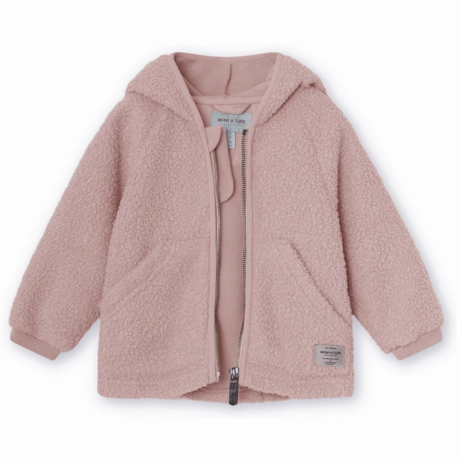 Flexible Waistband Weather Adaptive Ventilation Mini A ture Cloudy Rose Liff Teddyfleece Jacket. GRS
