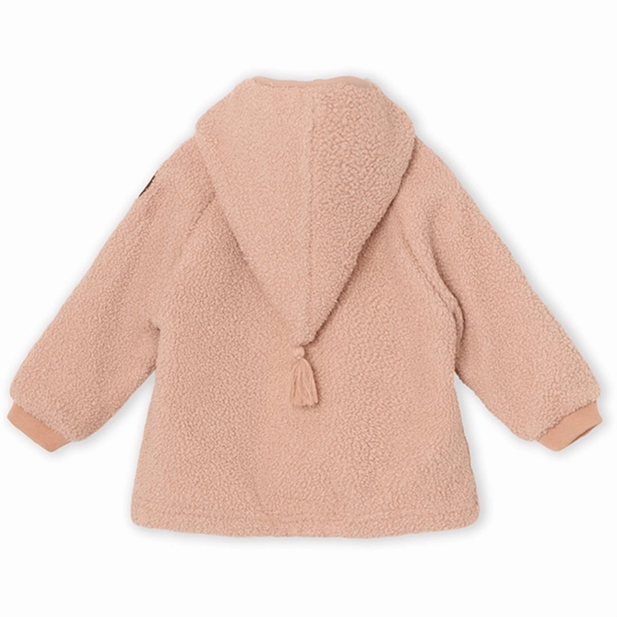 Rugged Daily Style MINI A TURE Liff Teddy Fleece Jacket Rose Dust