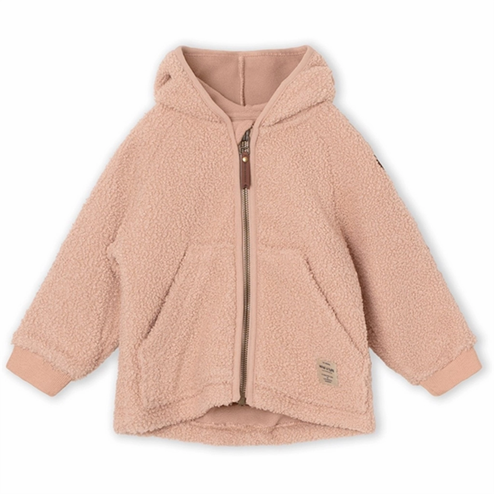 Convertible Silhouette MINI A TURE Liff Teddy Fleece Jacket Rose Dust