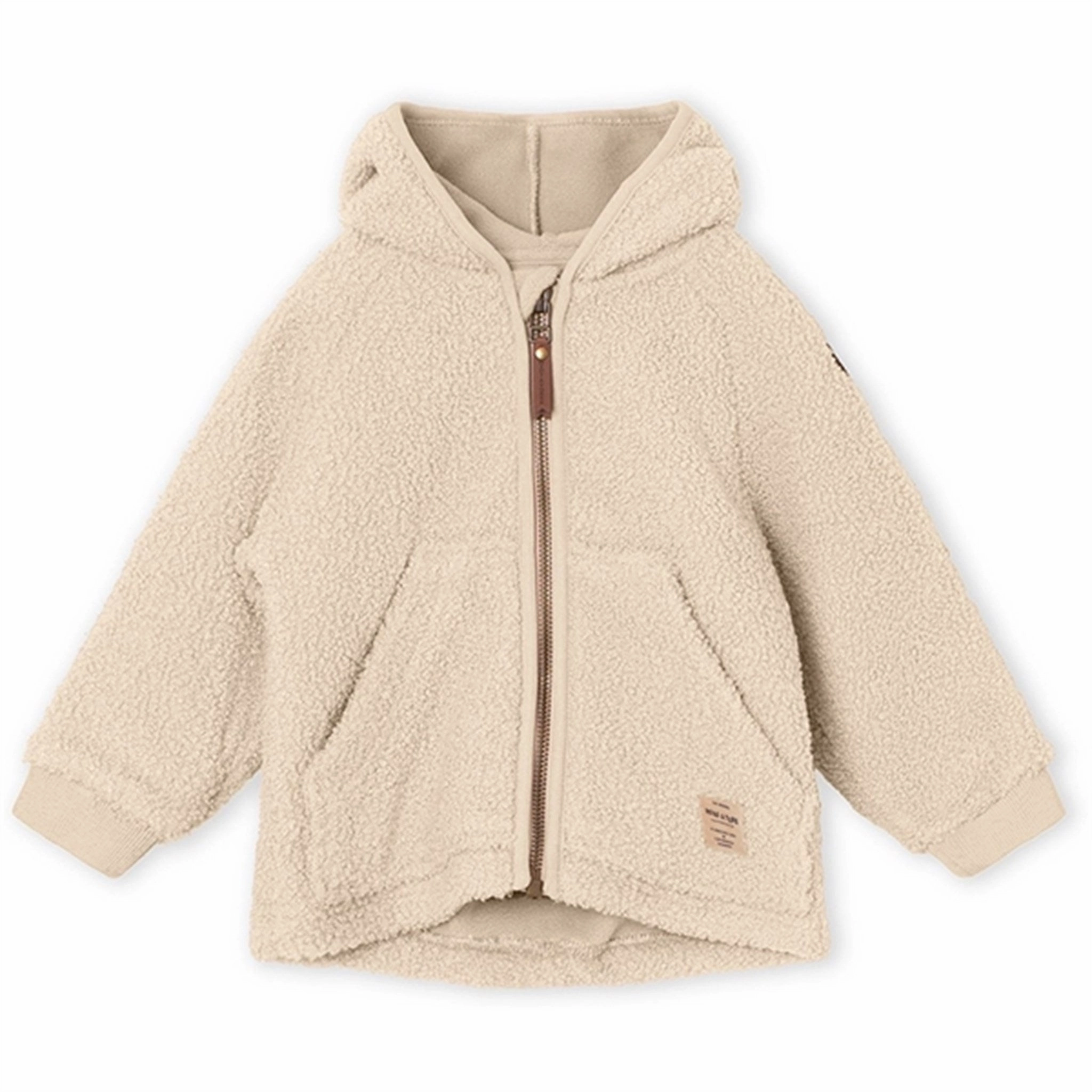 MINI A TURE Liff Teddy Fleece Jacket Sand Dollar Snow Block