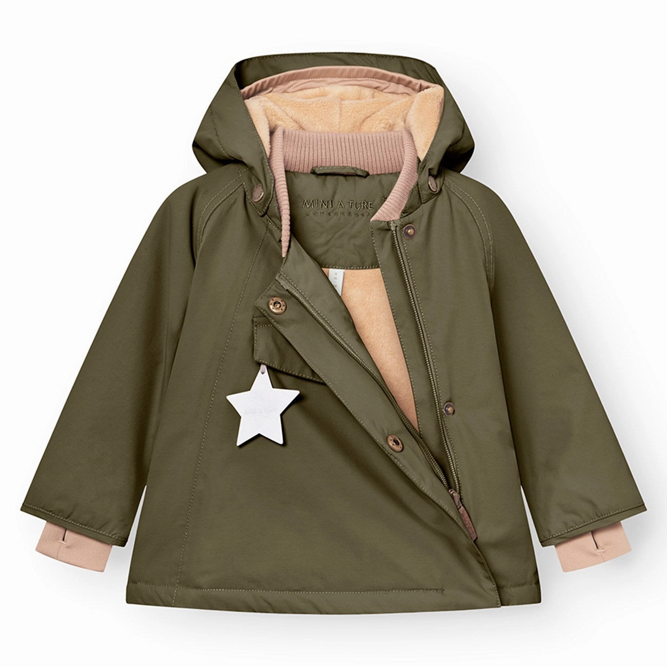 Active Urban Layer Mini A ture Olive night Wang Fleece Winter Jacket