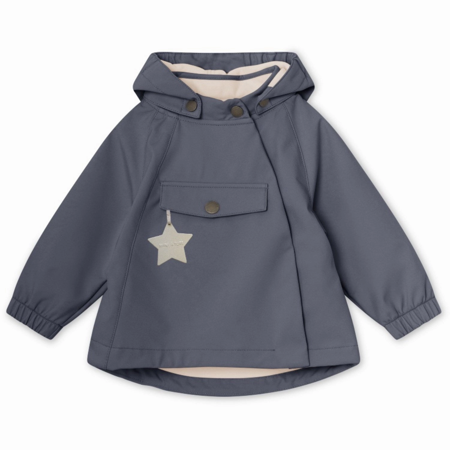 Subtle Layers Mini A ture Ombre Blue Wai Spring Softshell Jacket. GRS